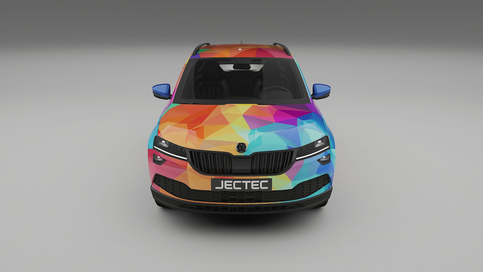 Škoda Karoq NU7 VECTOR WIBE Designed Wrap PPF Kit – Printable Polyurethane Film