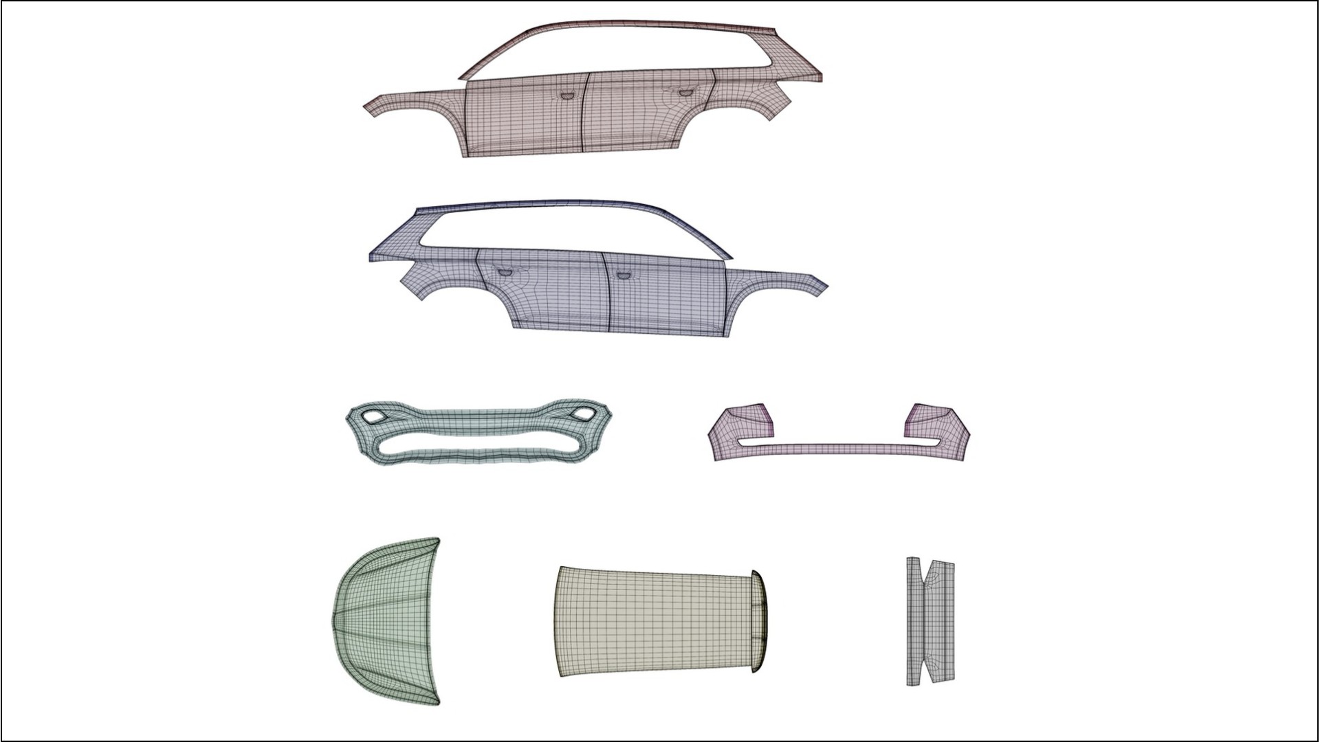 Škoda Kodiaq NS7 VECTOR WIBE Designed Wrap PPF Kit – Printable Polyurethane Film