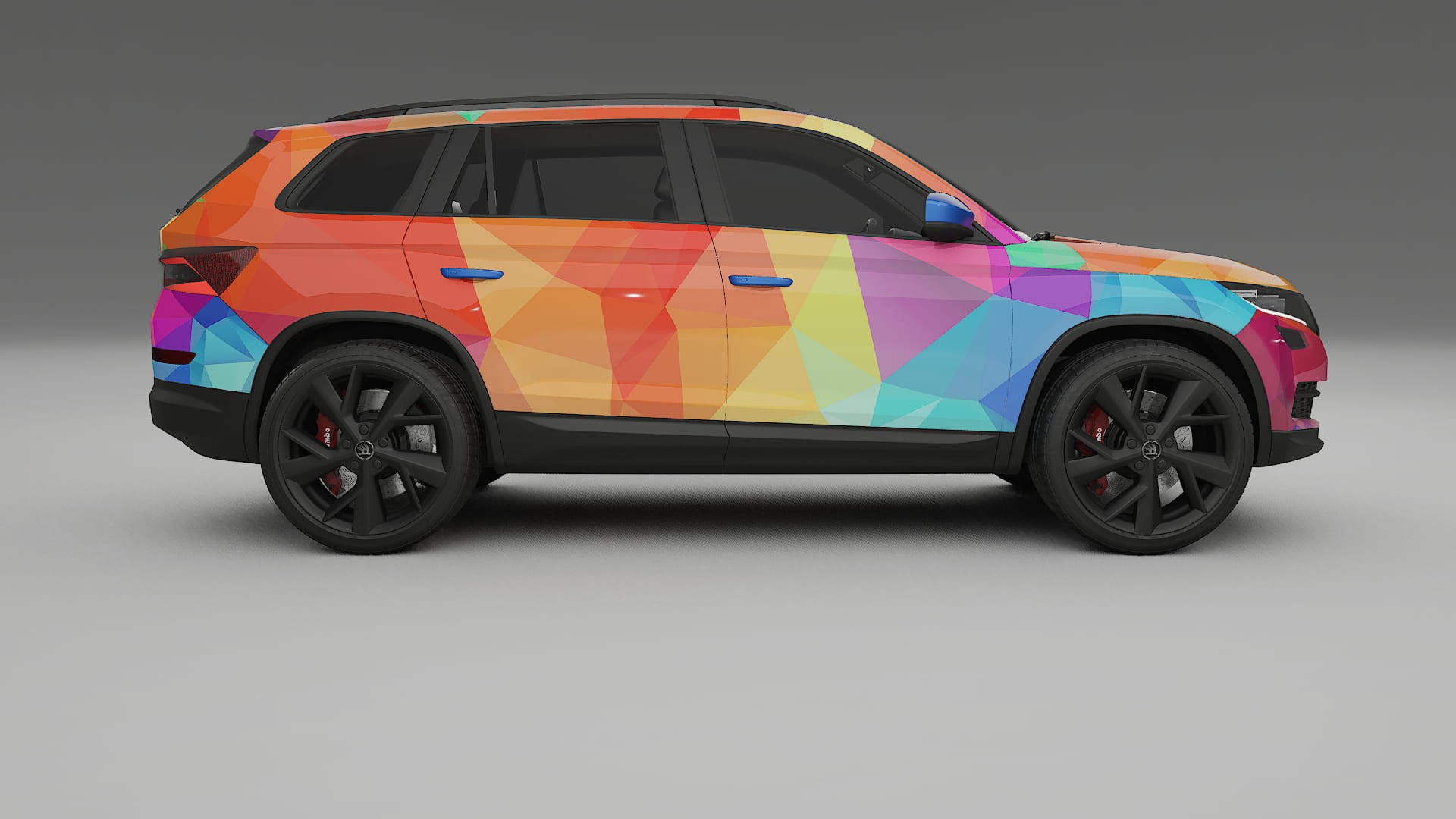 Škoda Kodiaq NS7 VECTOR WIBE Designed Wrap PPF Kit – Printable Polyurethane Film