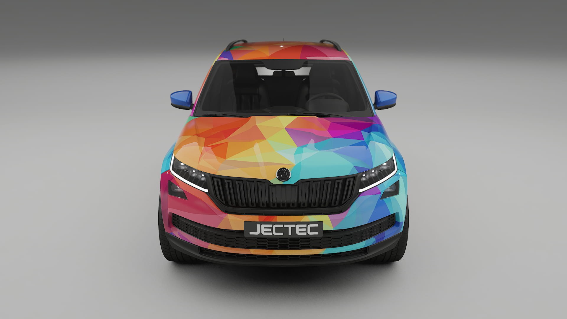 Škoda Kodiaq NS7 VECTOR WIBE Designed Wrap PPF Kit – Printable Polyurethane Film