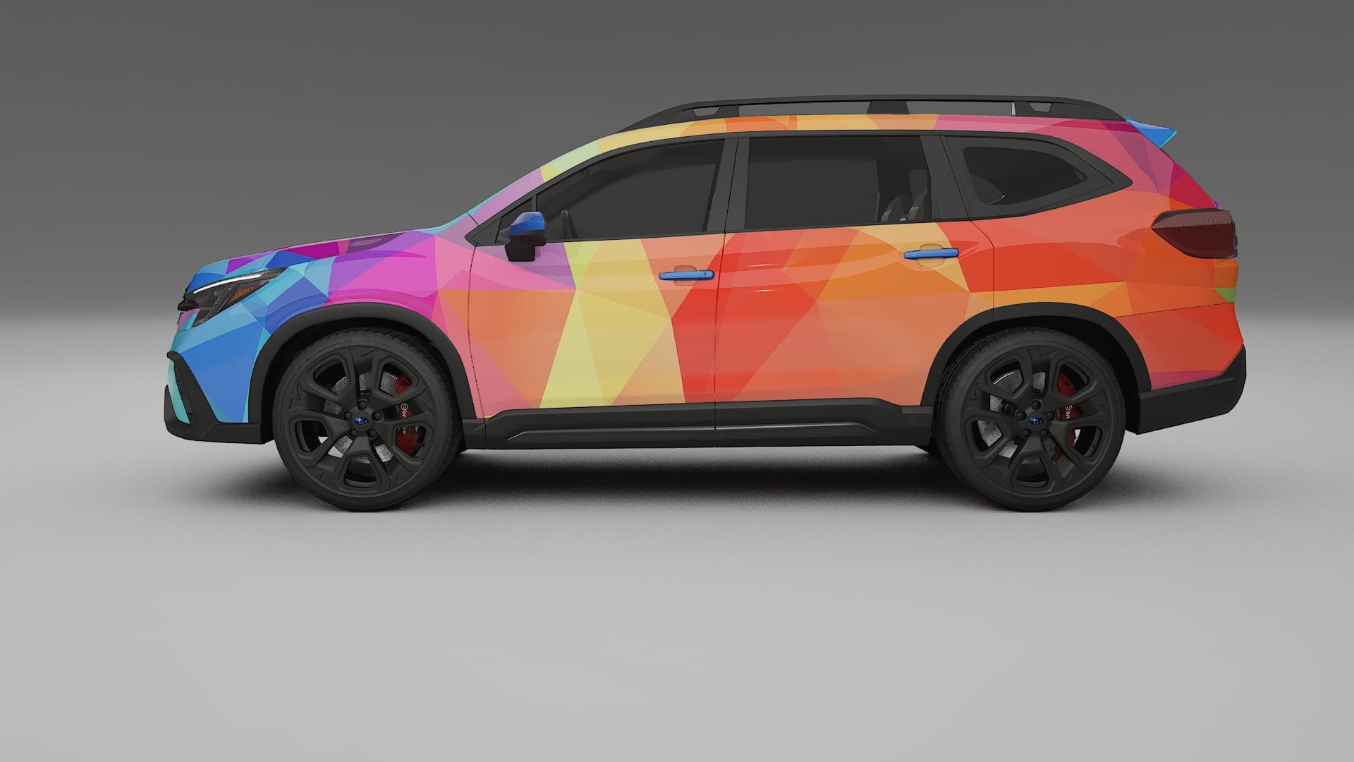 Subaru Ascent BT facelift LCI VECTOR WIBE Designed Wrap PPF Kit – Printable Polyurethane Film