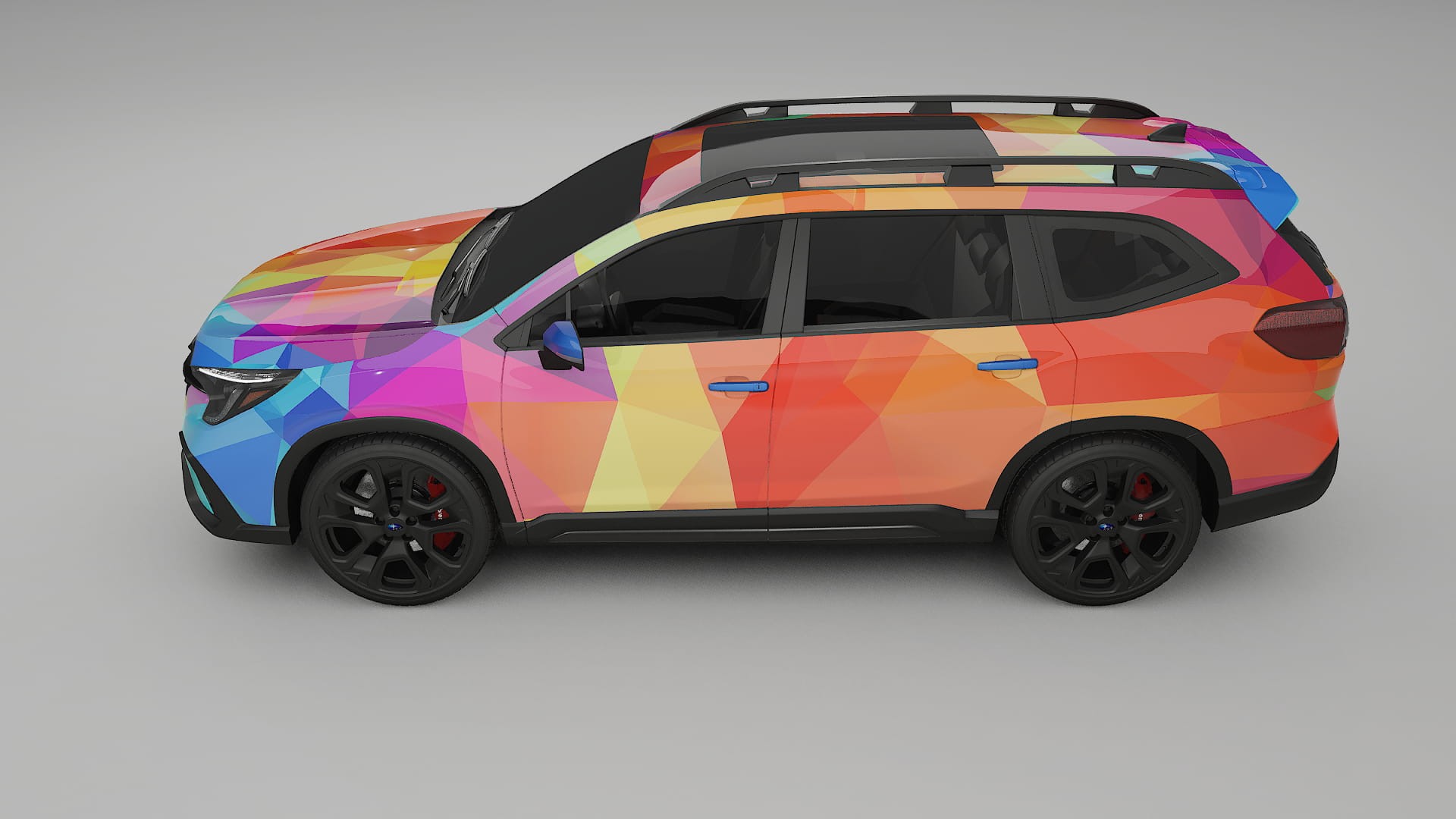 Subaru Ascent BT facelift LCI VECTOR WIBE Designed Wrap PPF Kit – Printable Polyurethane Film