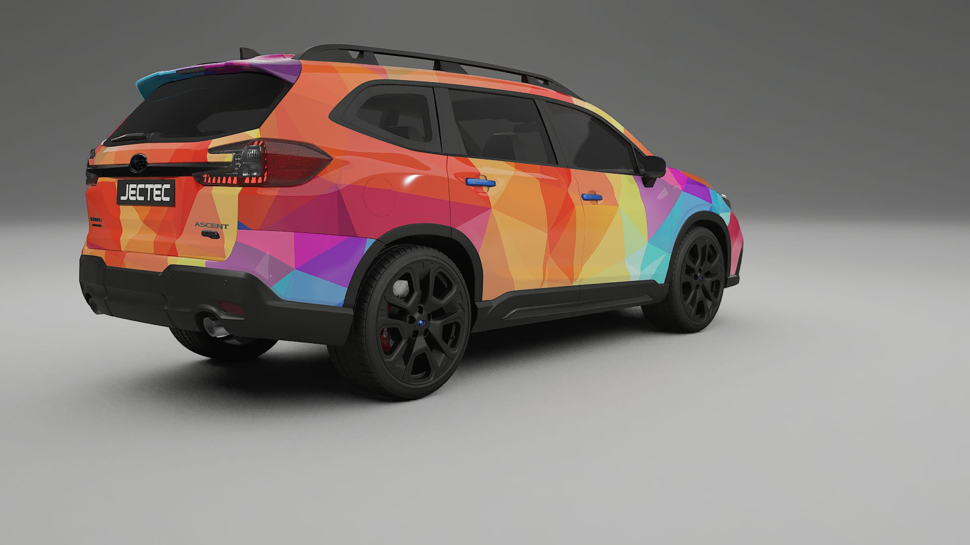 Subaru Ascent BT facelift LCI VECTOR WIBE Designed Wrap PPF Kit – Printable Polyurethane Film