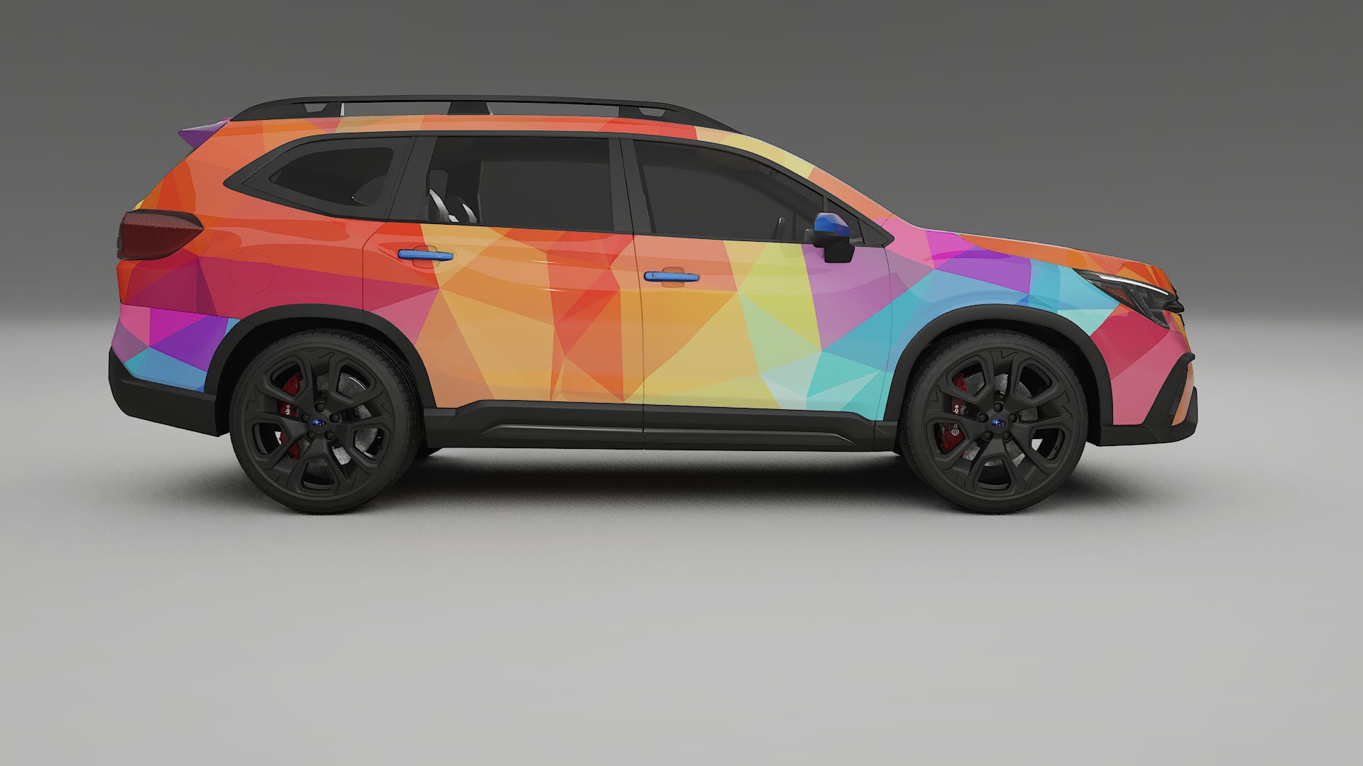 Subaru Ascent BT facelift LCI VECTOR WIBE Designed Wrap PPF Kit – Printable Polyurethane Film