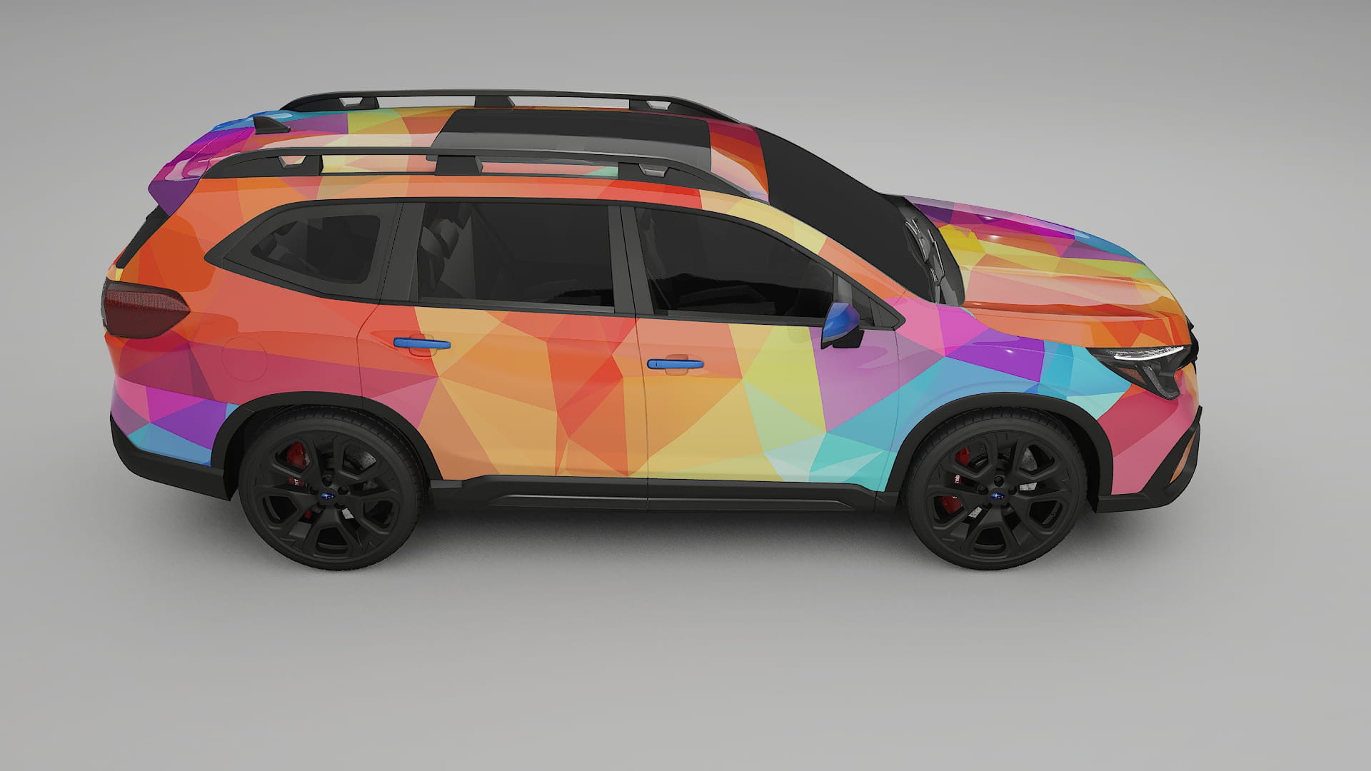 Subaru Ascent BT facelift LCI VECTOR WIBE Designed Wrap PPF Kit – Printable Polyurethane Film