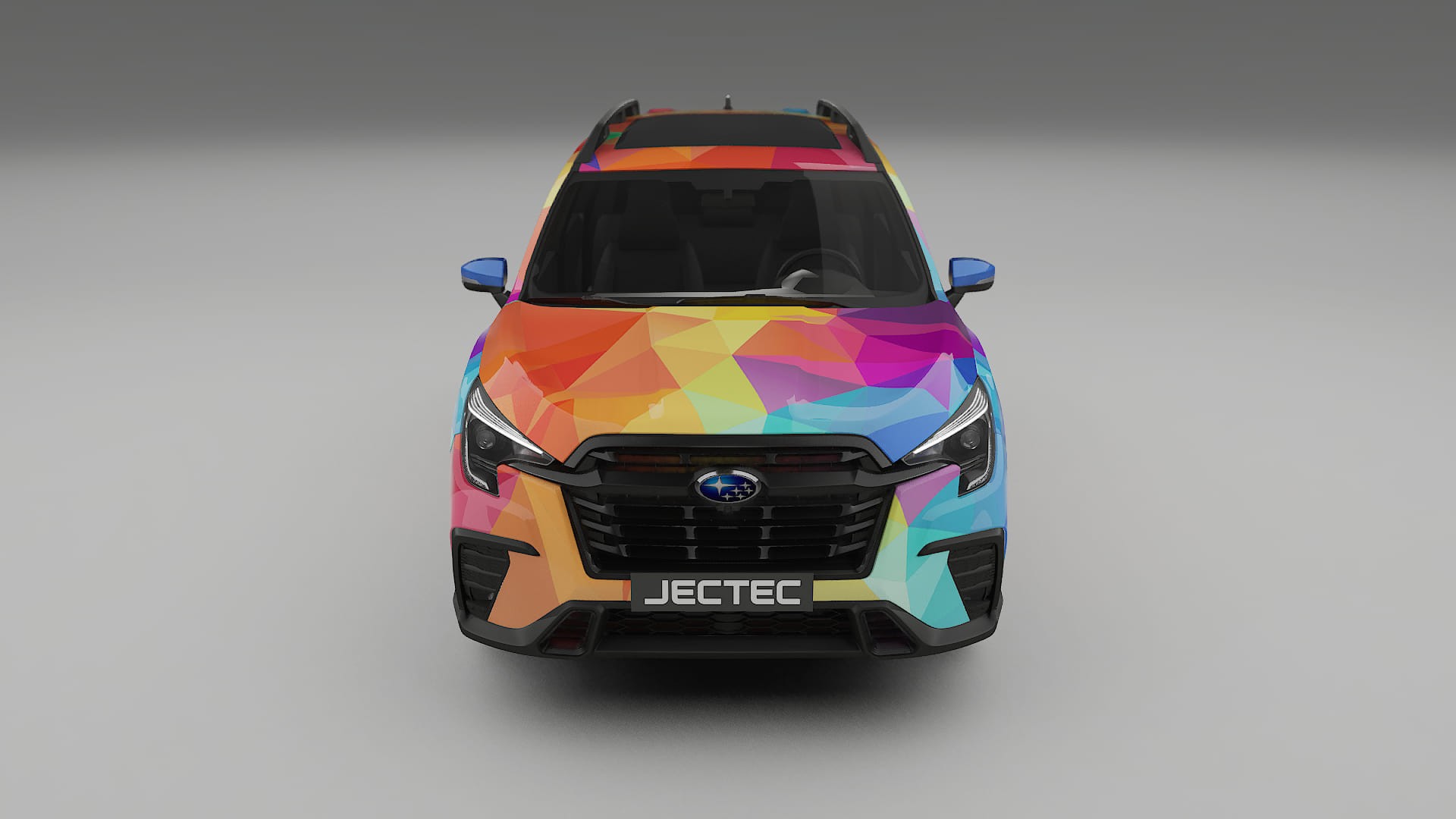 Subaru Ascent BT facelift LCI VECTOR WIBE Designed Wrap PPF Kit – Printable Polyurethane Film