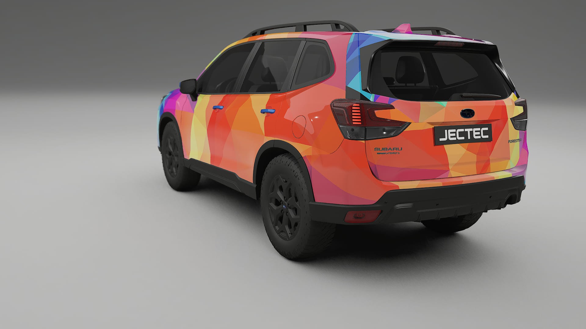 Subaru Forester V SK facelift LCI VECTOR WIBE Designed Wrap PPF Kit – Printable Polyurethane Film