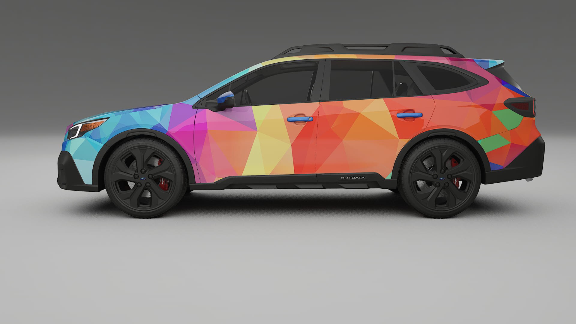 Subaru Outback VI BS prefacelift pre-LCI VECTOR WIBE Designed Wrap PPF Kit – Printable Polyurethane Film