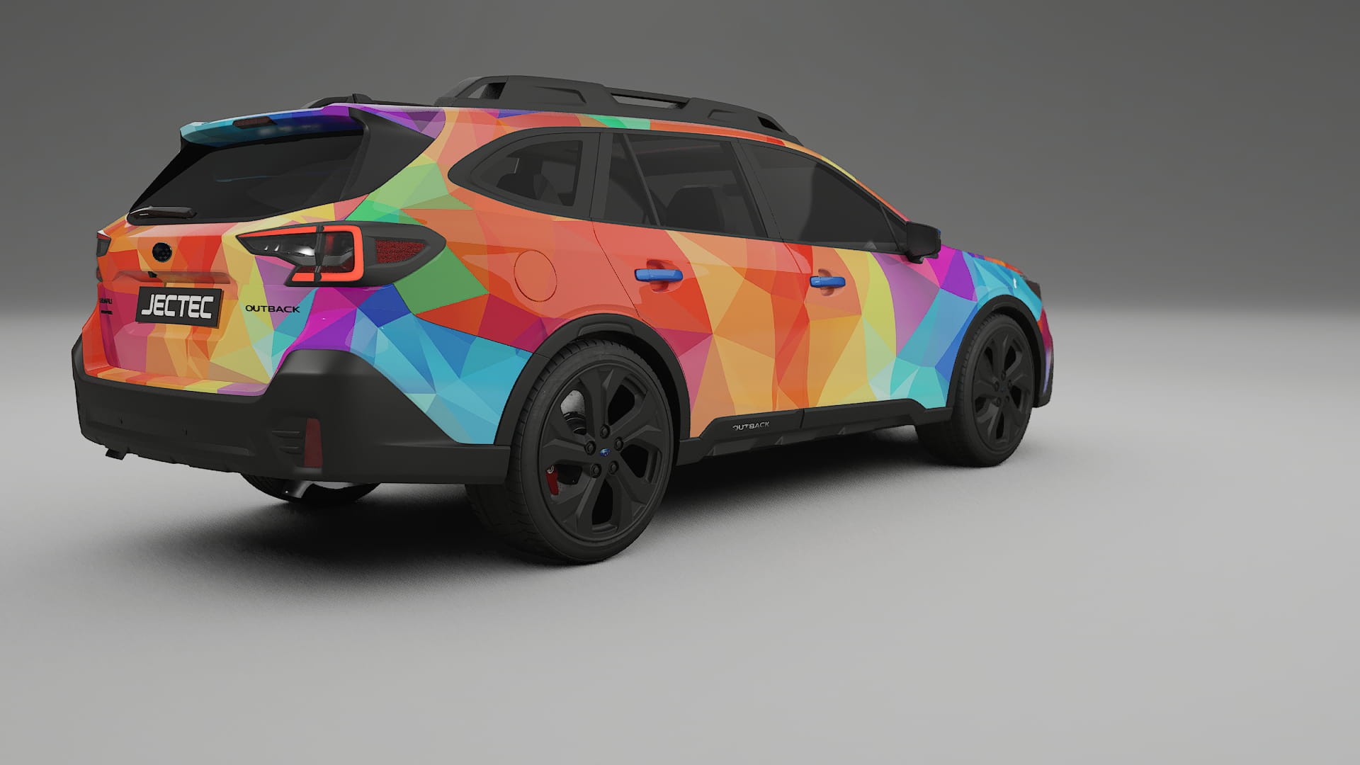 Subaru Outback VI BS prefacelift pre-LCI VECTOR WIBE Designed Wrap PPF Kit – Printable Polyurethane Film