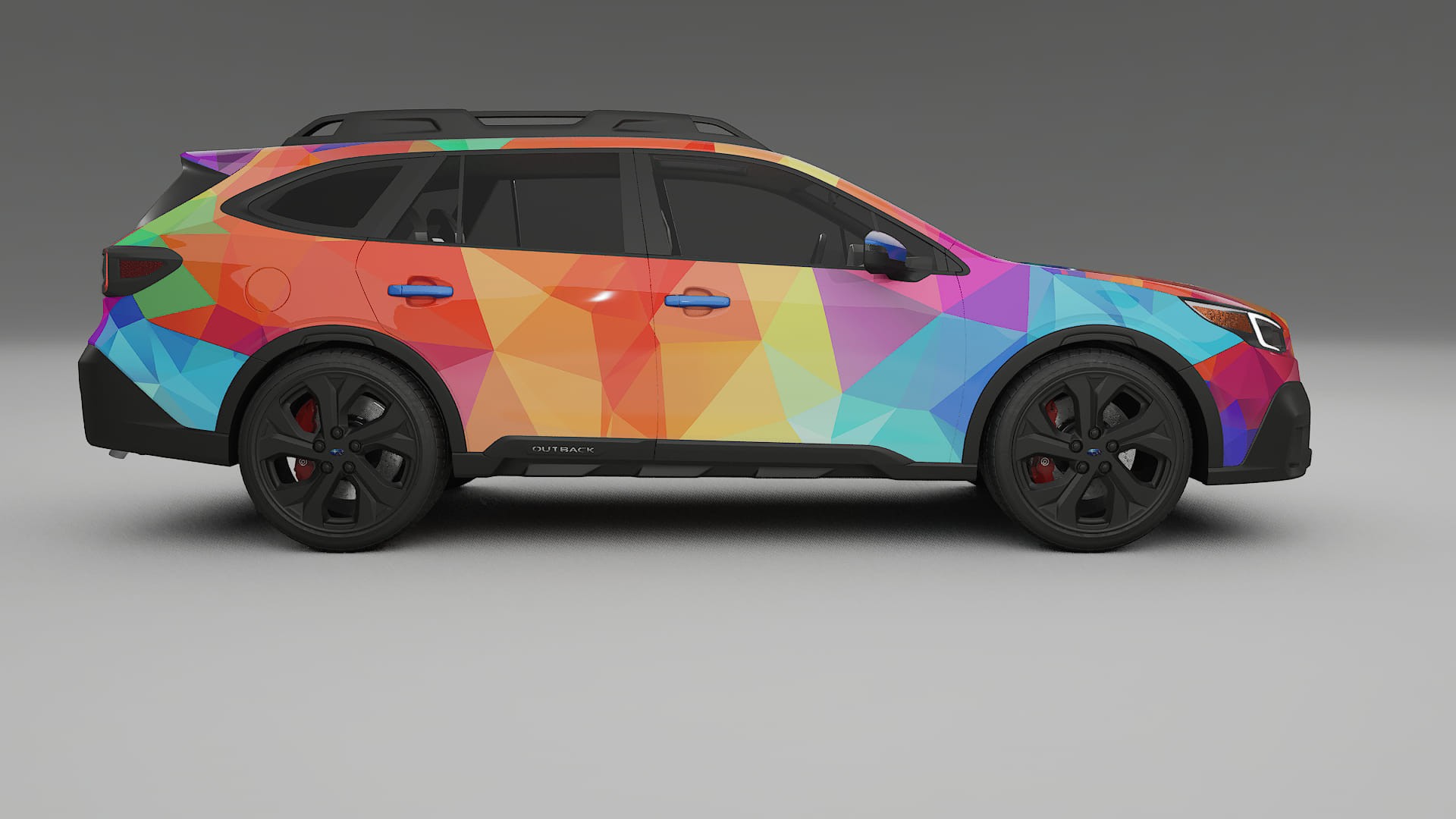 Subaru Outback VI BS prefacelift pre-LCI VECTOR WIBE Designed Wrap PPF Kit – Printable Polyurethane Film