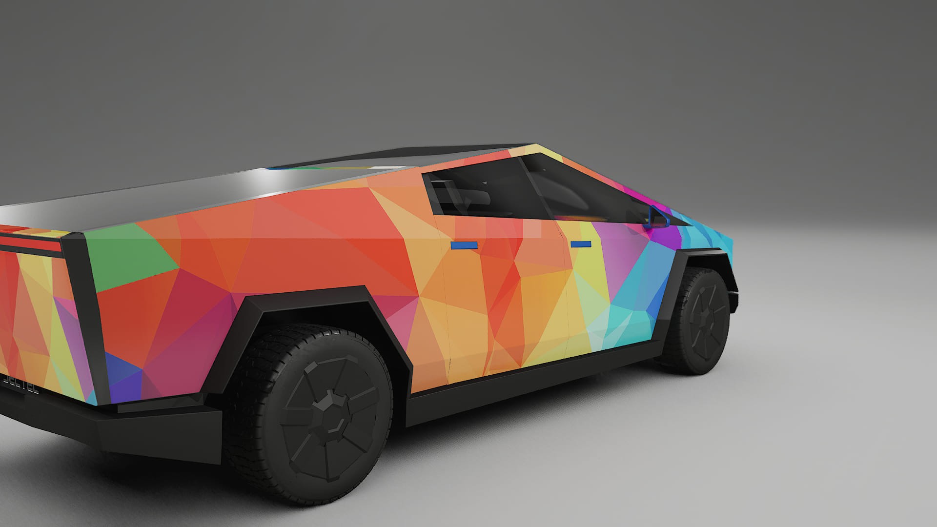 Tesla Cybertruck VECTOR WIBE Designed Wrap PPF Kit – Printable Polyurethane Film