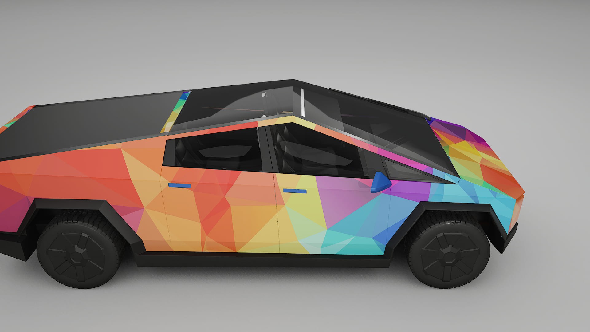 Tesla Cybertruck VECTOR WIBE Designed Wrap PPF Kit – Printable Polyurethane Film