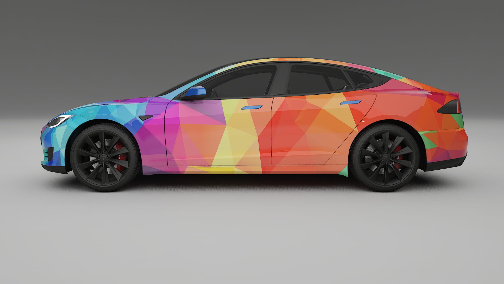 Tesla Model-S VECTOR WIBE Designed Wrap PPF Kit – Printable Polyurethane Film