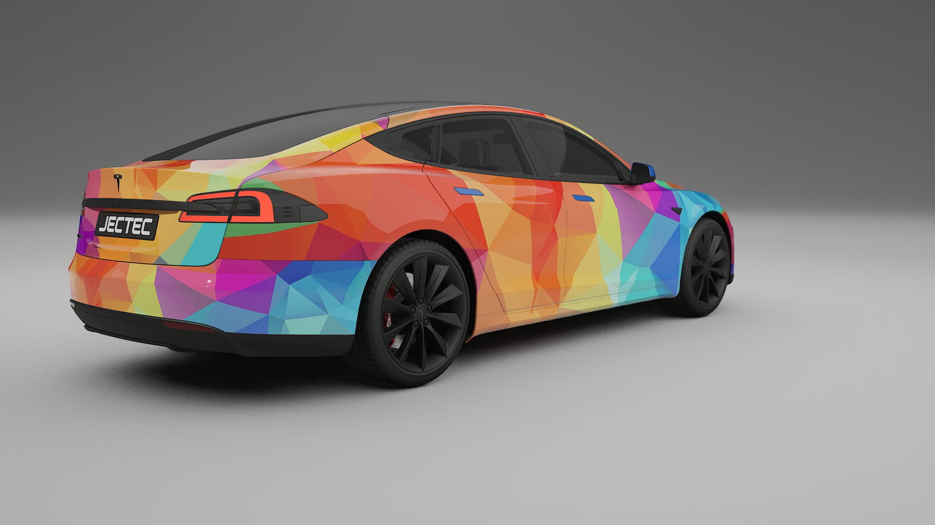 Tesla Model-S VECTOR WIBE Designed Wrap PPF Kit – Printable Polyurethane Film