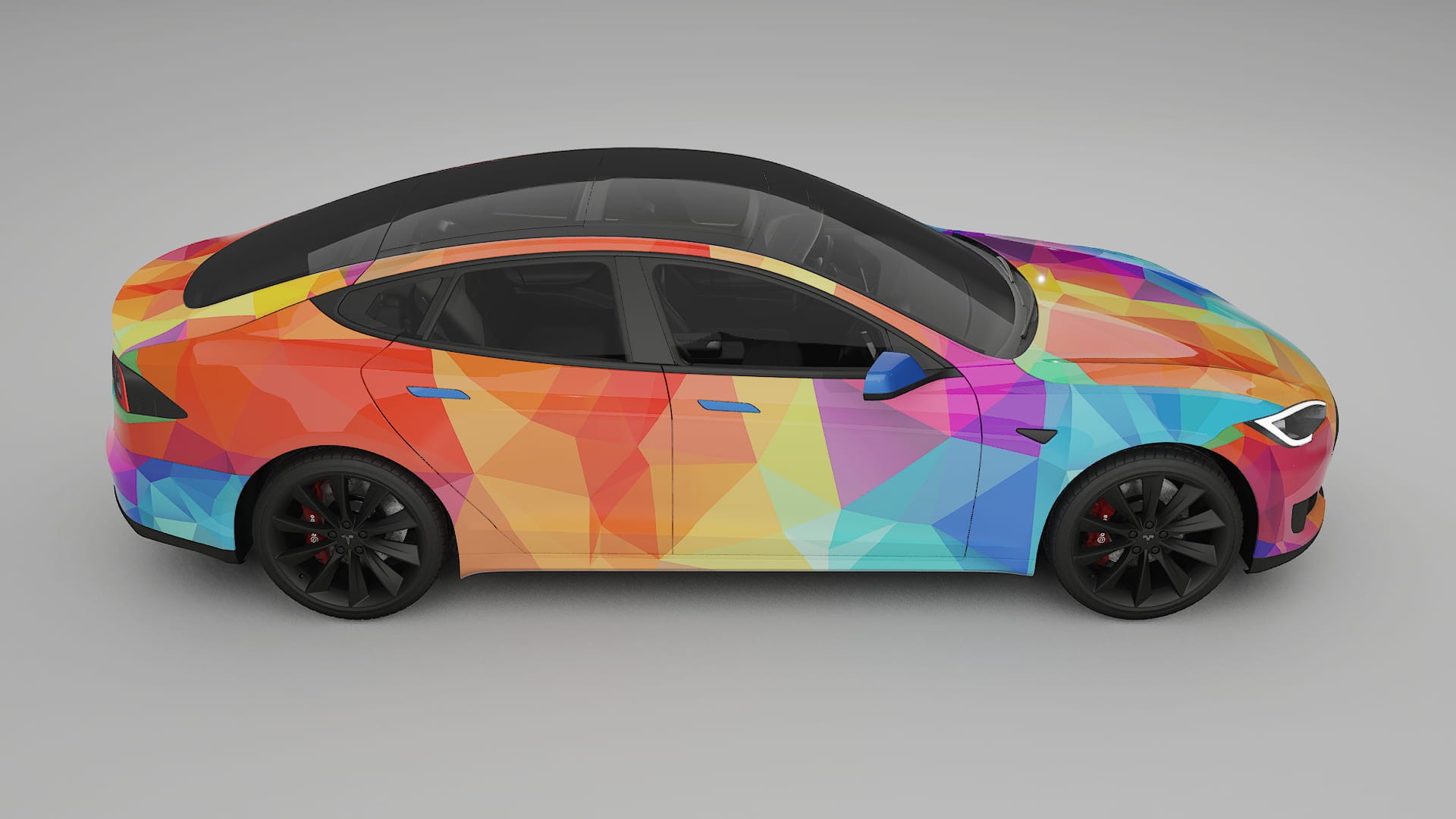 Tesla Model-S VECTOR WIBE Designed Wrap PPF Kit – Printable Polyurethane Film