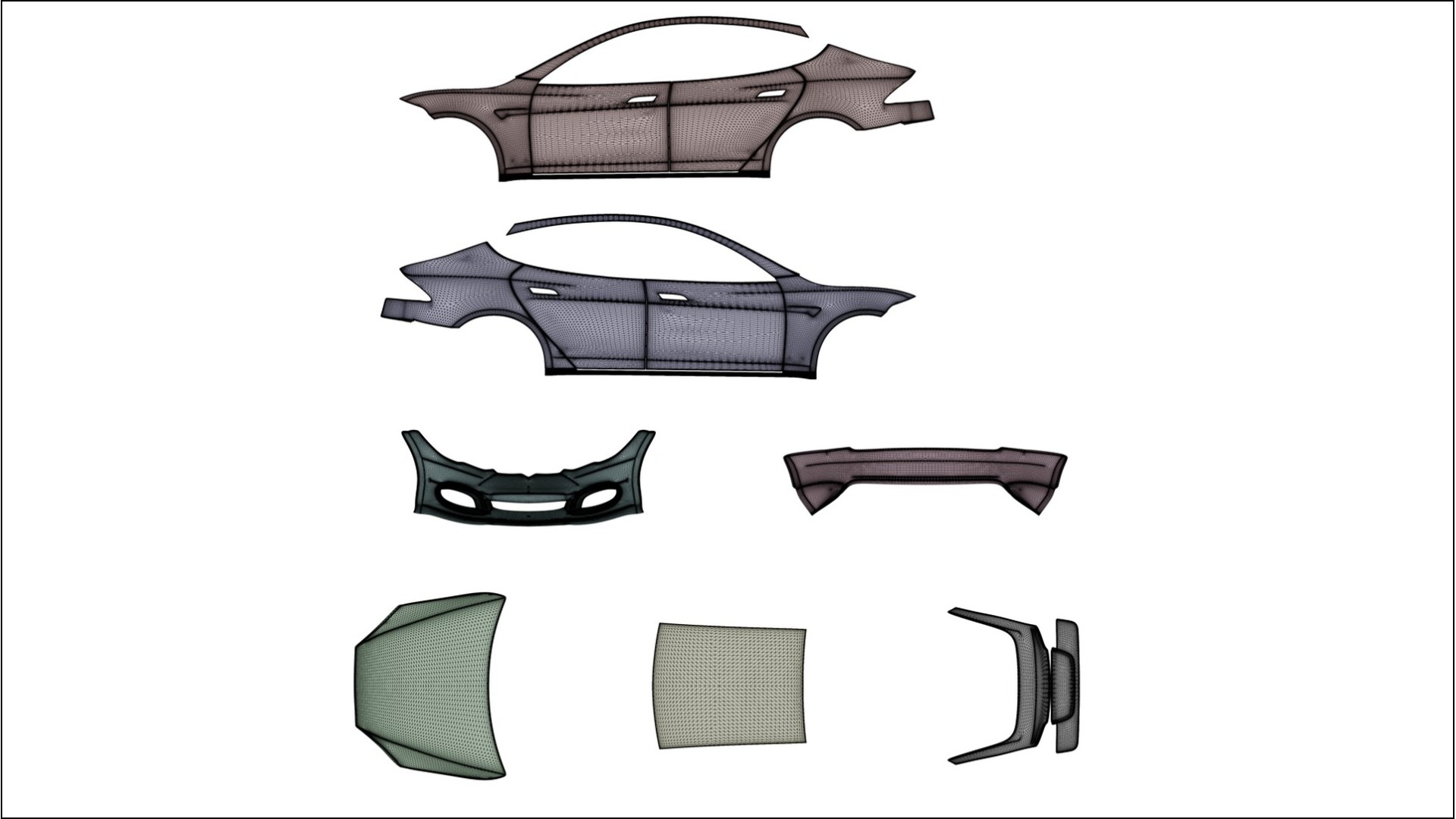 Tesla Model-S Refresh VECTOR WIBE Designed Wrap PPF Kit – Printable Polyurethane Film