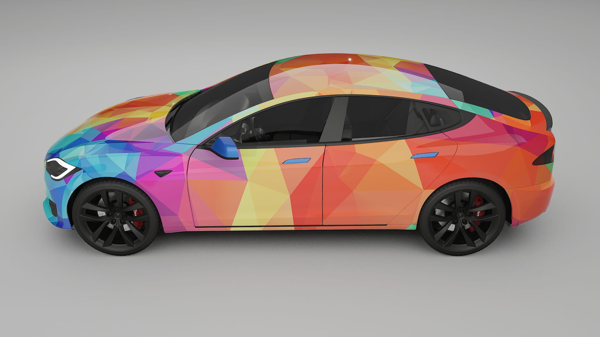 Tesla Model-S Refresh VECTOR WIBE Designed Wrap PPF Kit – Printable Polyurethane Film