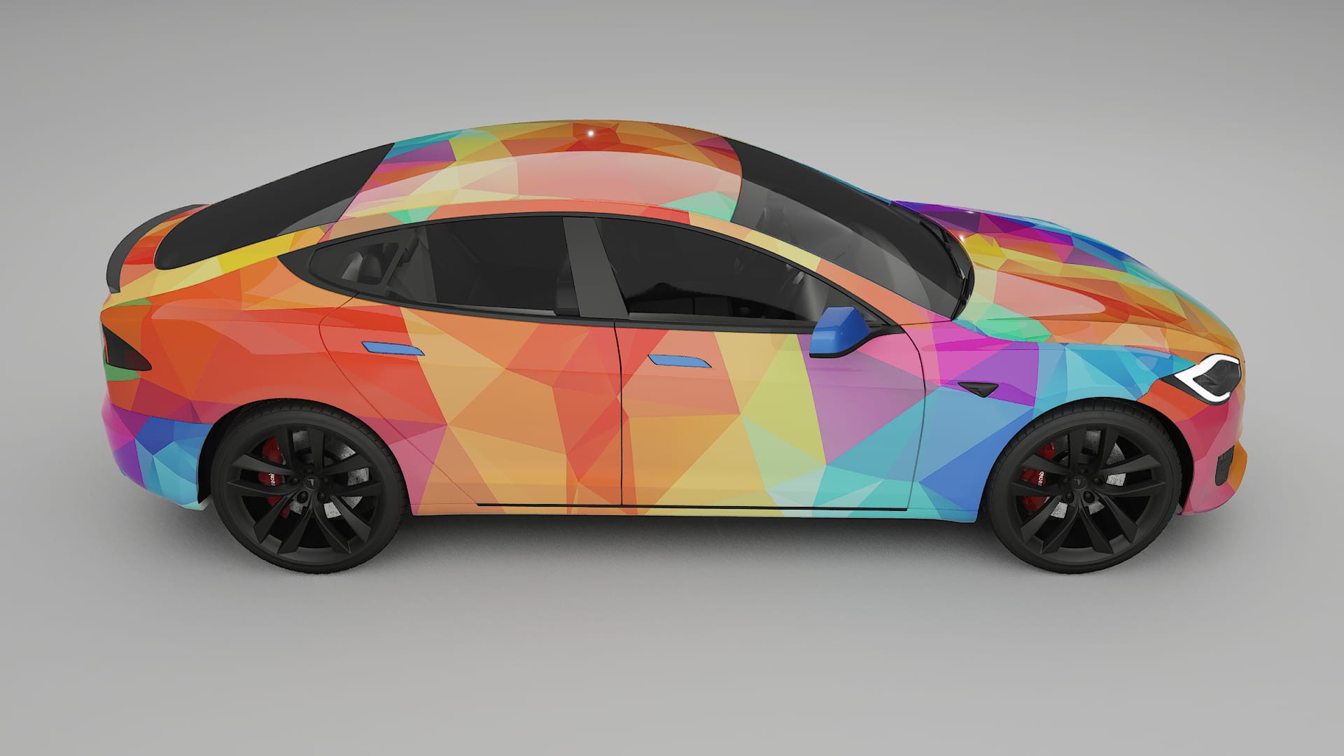 Tesla Model-S Refresh VECTOR WIBE Designed Wrap PPF Kit – Printable Polyurethane Film