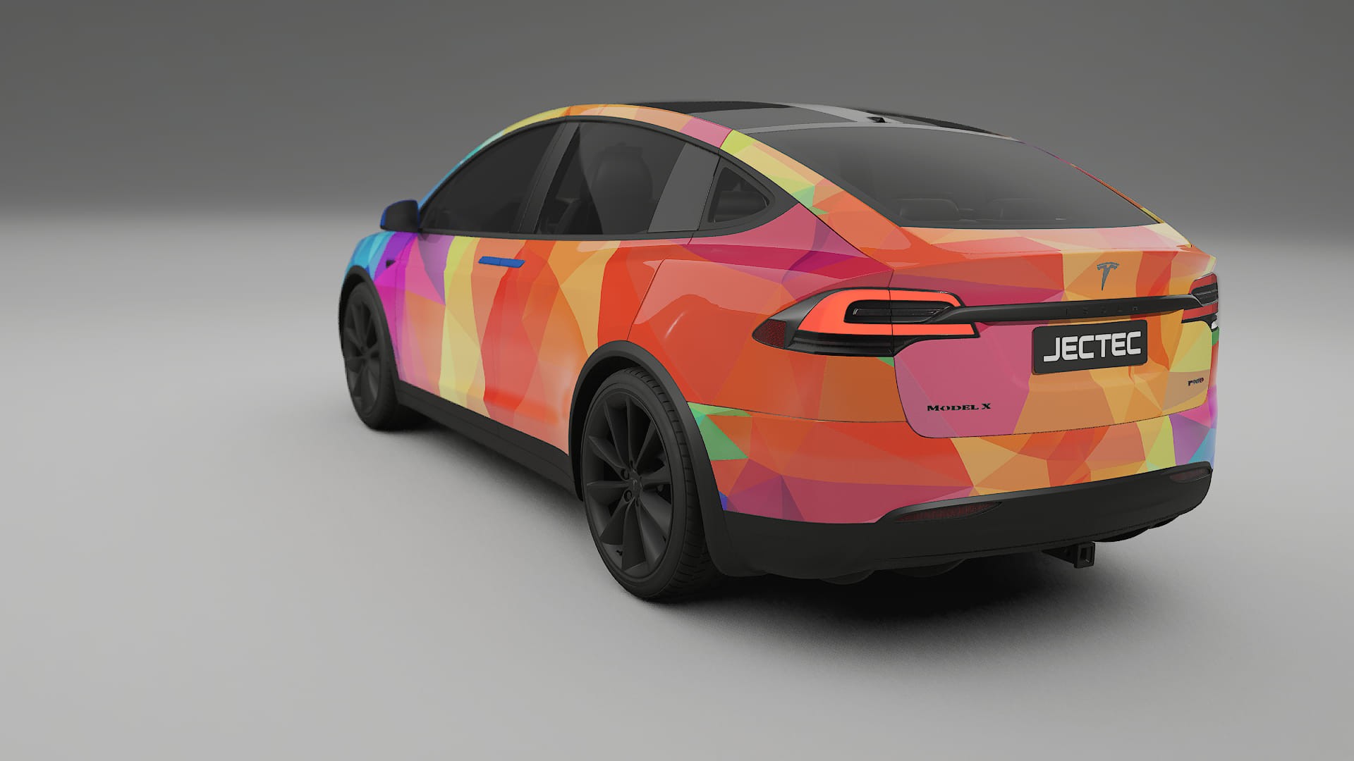 Tesla Model X VECTOR WIBE Designed Wrap PPF Kit – Printable Polyurethane Film