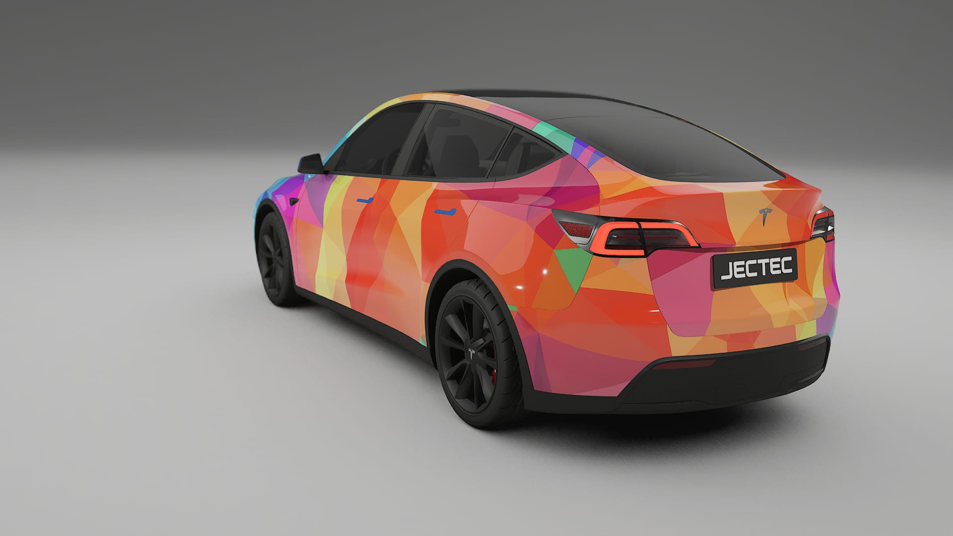 Tesla Model Y VECTOR WIBE Designed Wrap PPF Kit – Printable Polyurethane Film