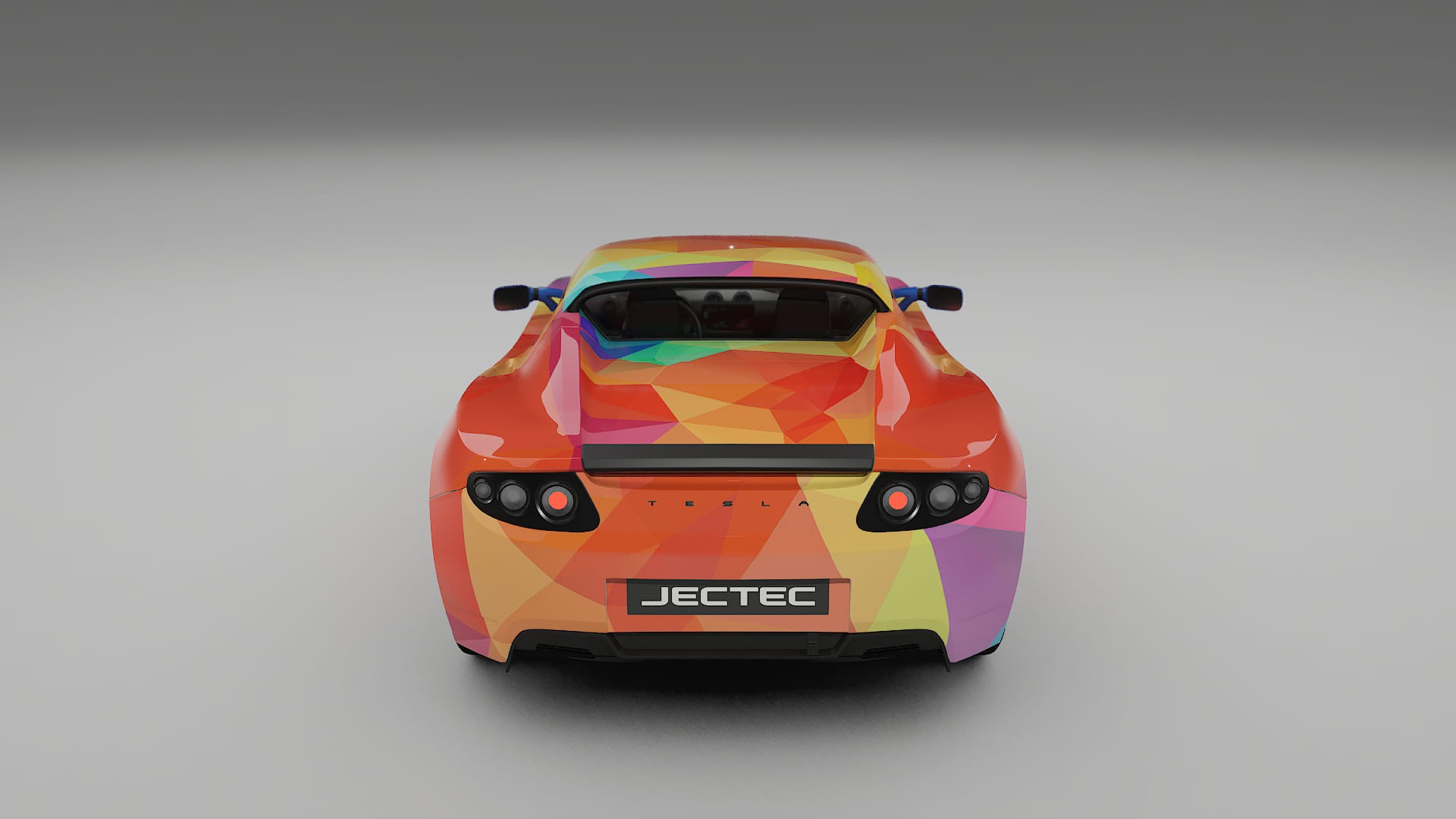 Tesla Roadster 2.5 VECTOR WIBE Designed Wrap PPF Kit – Printable Polyurethane Film