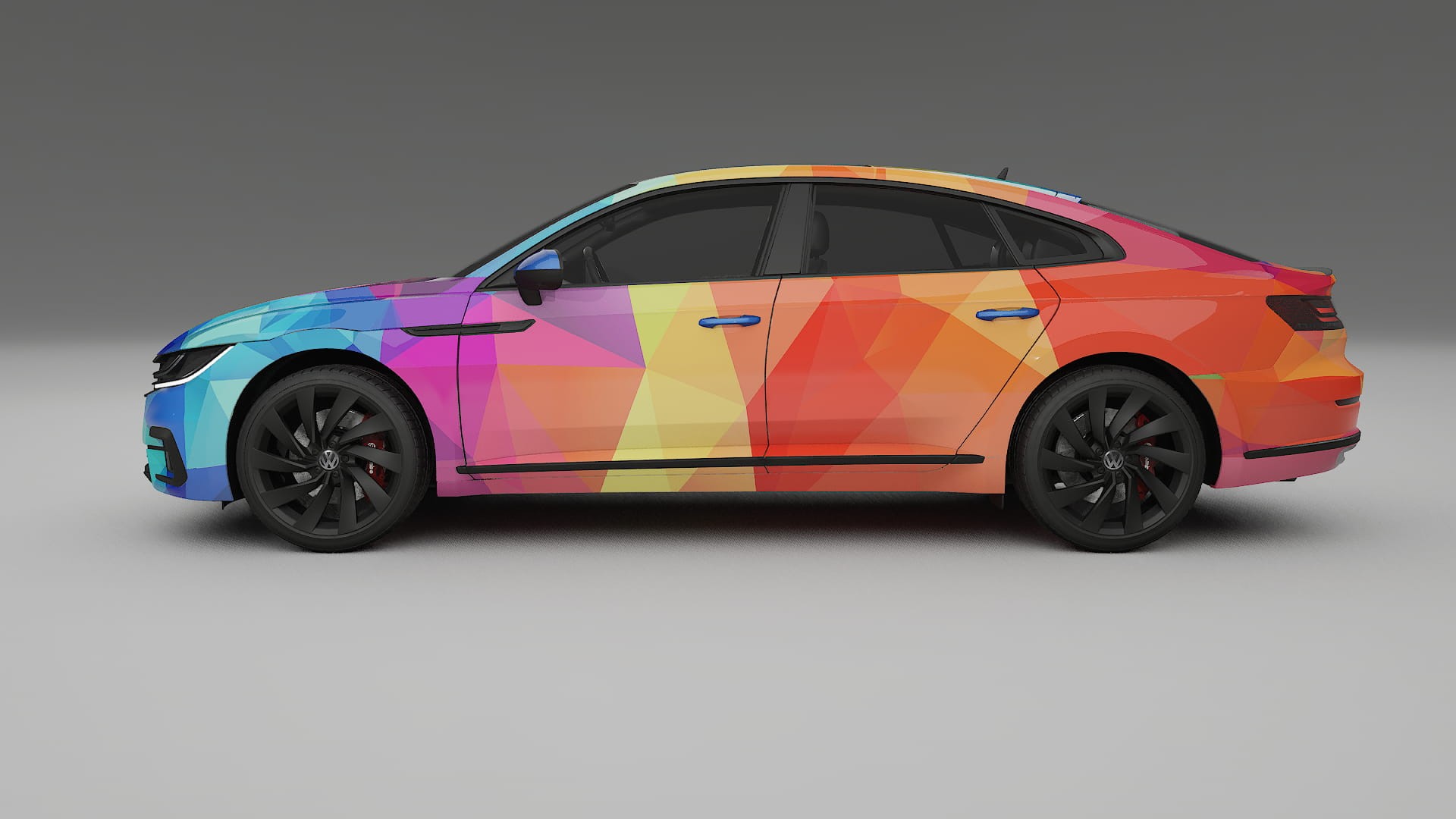 VW Arteon R 3H prefacelift pre-LCI VECTOR WIBE Designed Wrap PPF Kit – Printable Polyurethane Film