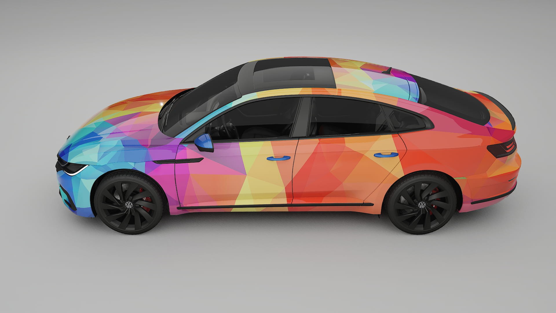 VW Arteon R 3H prefacelift pre-LCI VECTOR WIBE Designed Wrap PPF Kit – Printable Polyurethane Film