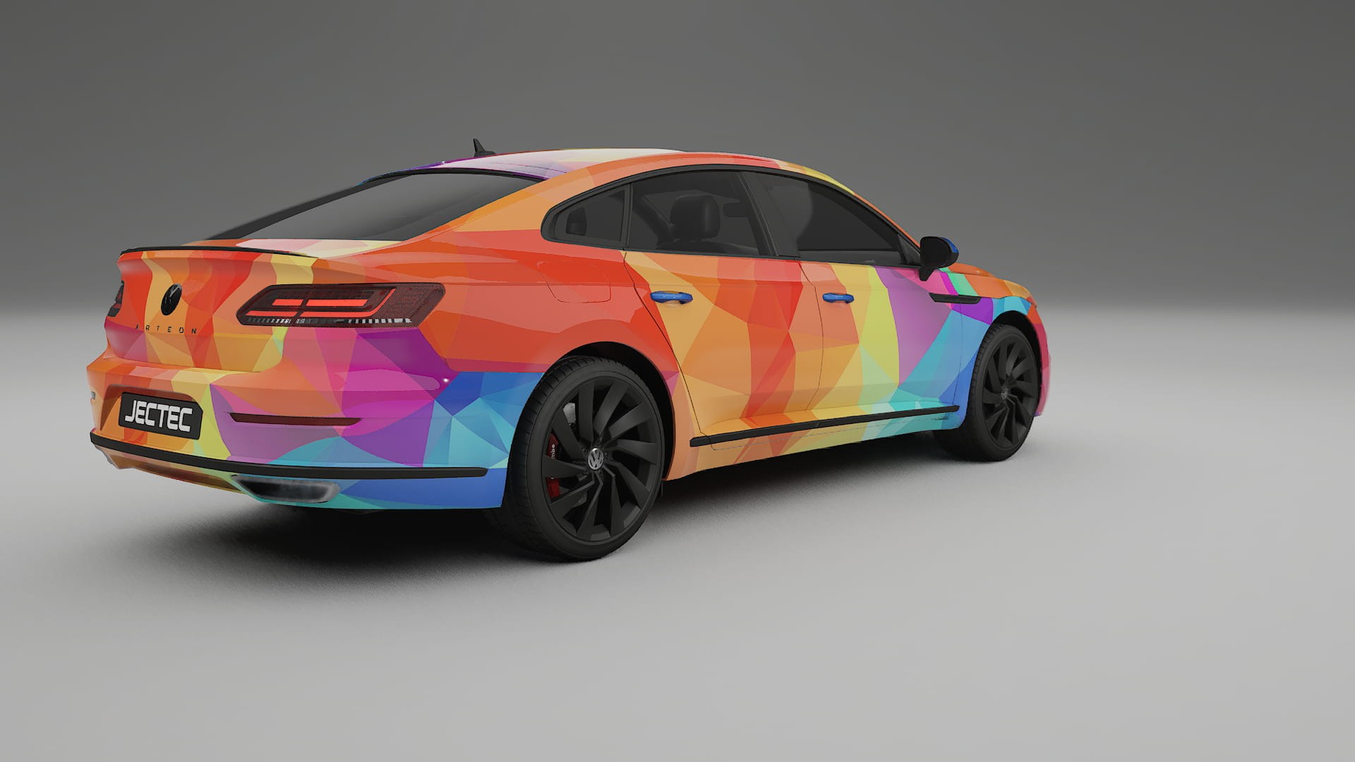 VW Arteon R 3H prefacelift pre-LCI VECTOR WIBE Designed Wrap PPF Kit – Printable Polyurethane Film