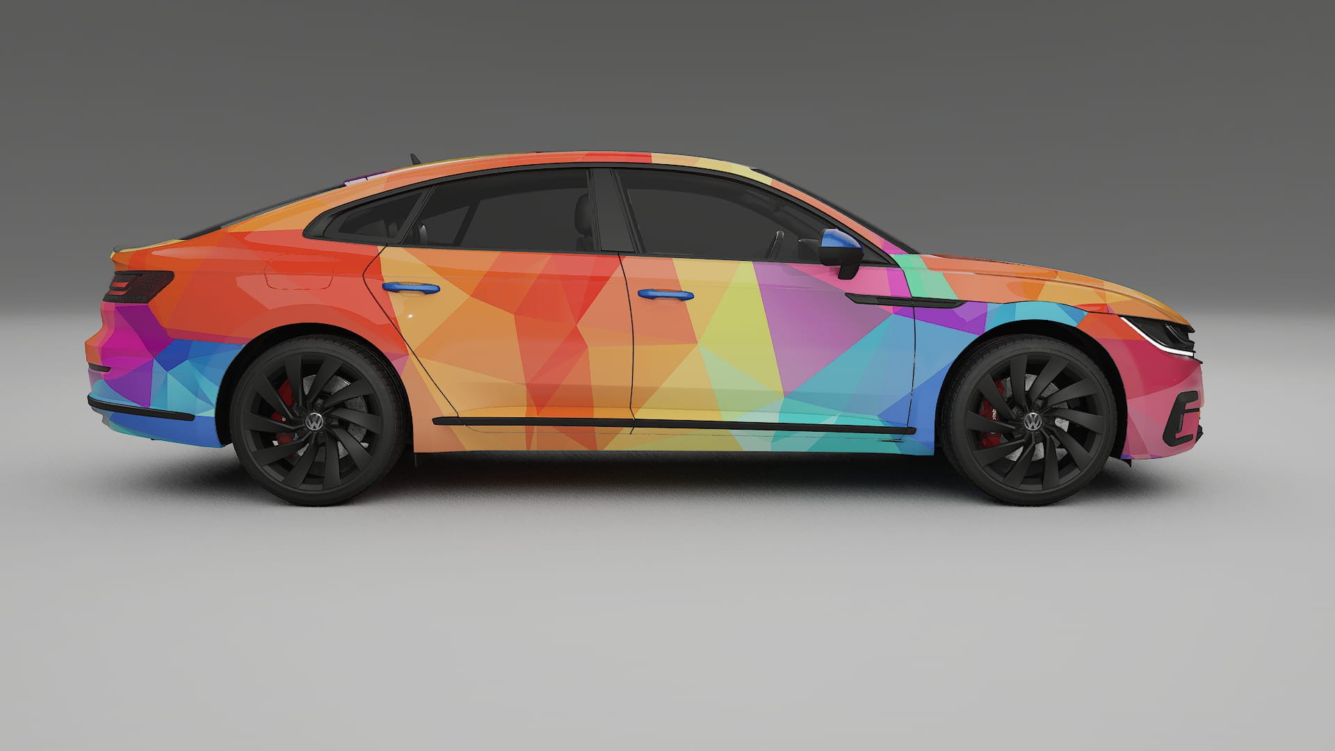 VW Arteon R 3H prefacelift pre-LCI VECTOR WIBE Designed Wrap PPF Kit – Printable Polyurethane Film