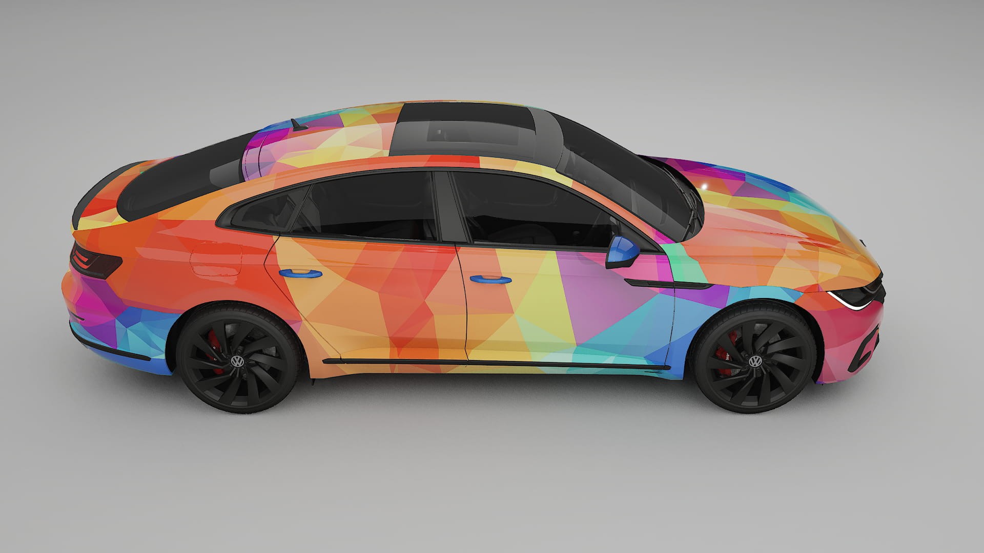 VW Arteon R 3H prefacelift pre-LCI VECTOR WIBE Designed Wrap PPF Kit – Printable Polyurethane Film
