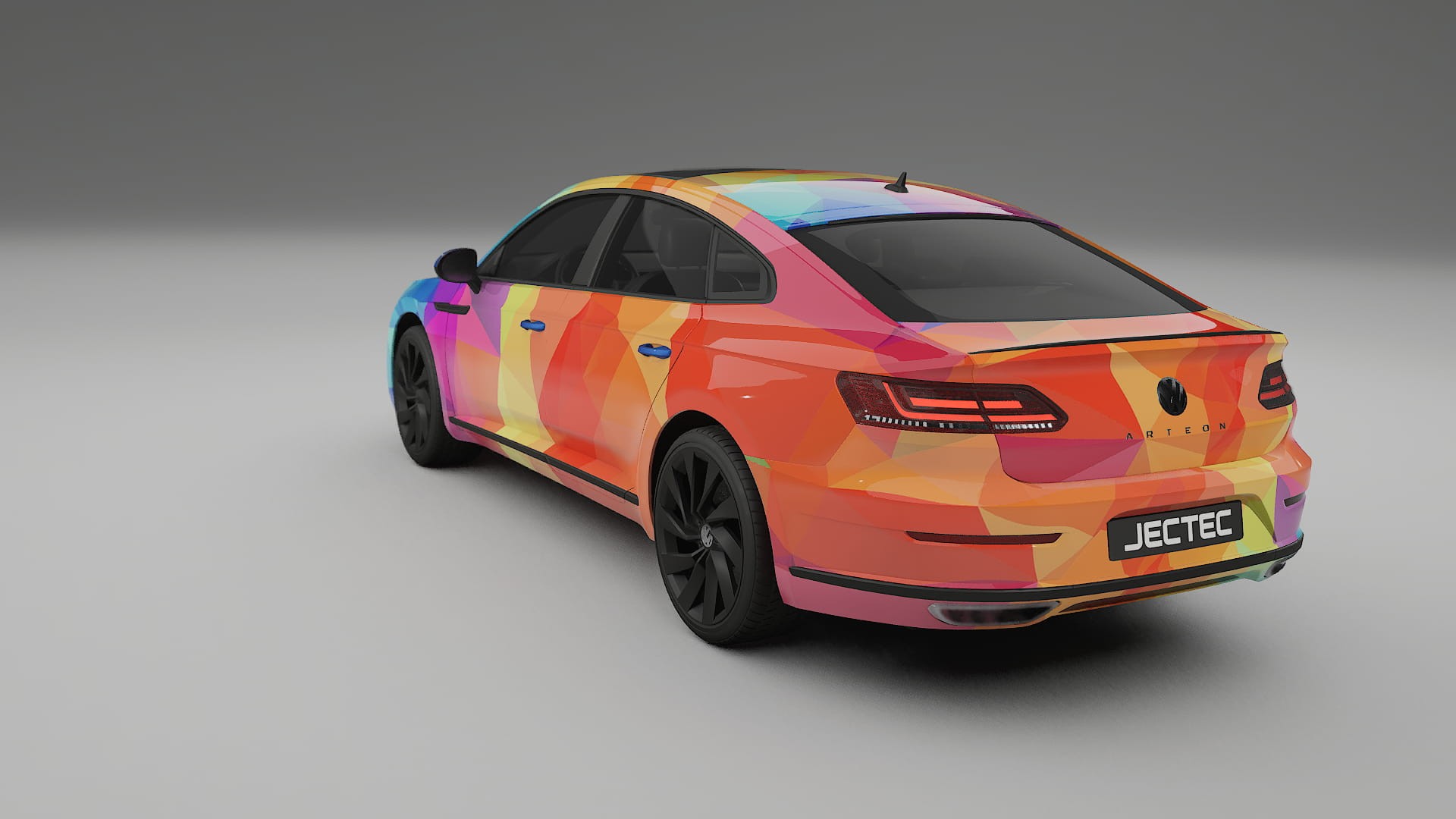 VW Arteon R 3H prefacelift pre-LCI VECTOR WIBE Designed Wrap PPF Kit – Printable Polyurethane Film
