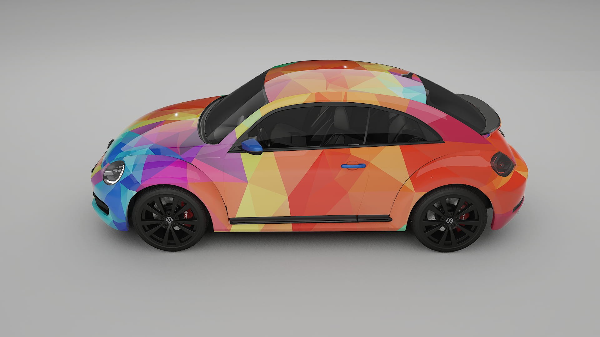 VW Beetle A5 prefacelift pre-LCI VECTOR WIBE Designed Wrap PPF Kit – Printable Polyurethane Film