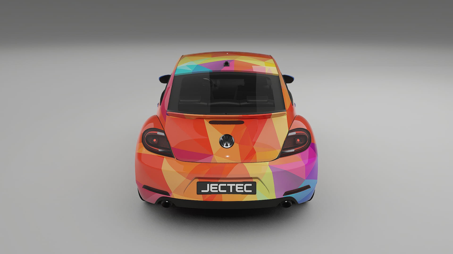 VW Beetle A5 prefacelift pre-LCI VECTOR WIBE Designed Wrap PPF Kit – Printable Polyurethane Film