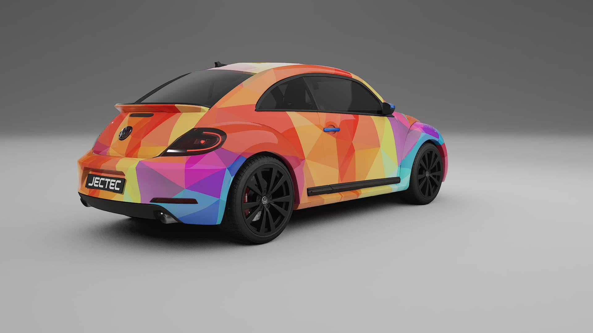 VW Beetle A5 prefacelift pre-LCI VECTOR WIBE Designed Wrap PPF Kit – Printable Polyurethane Film