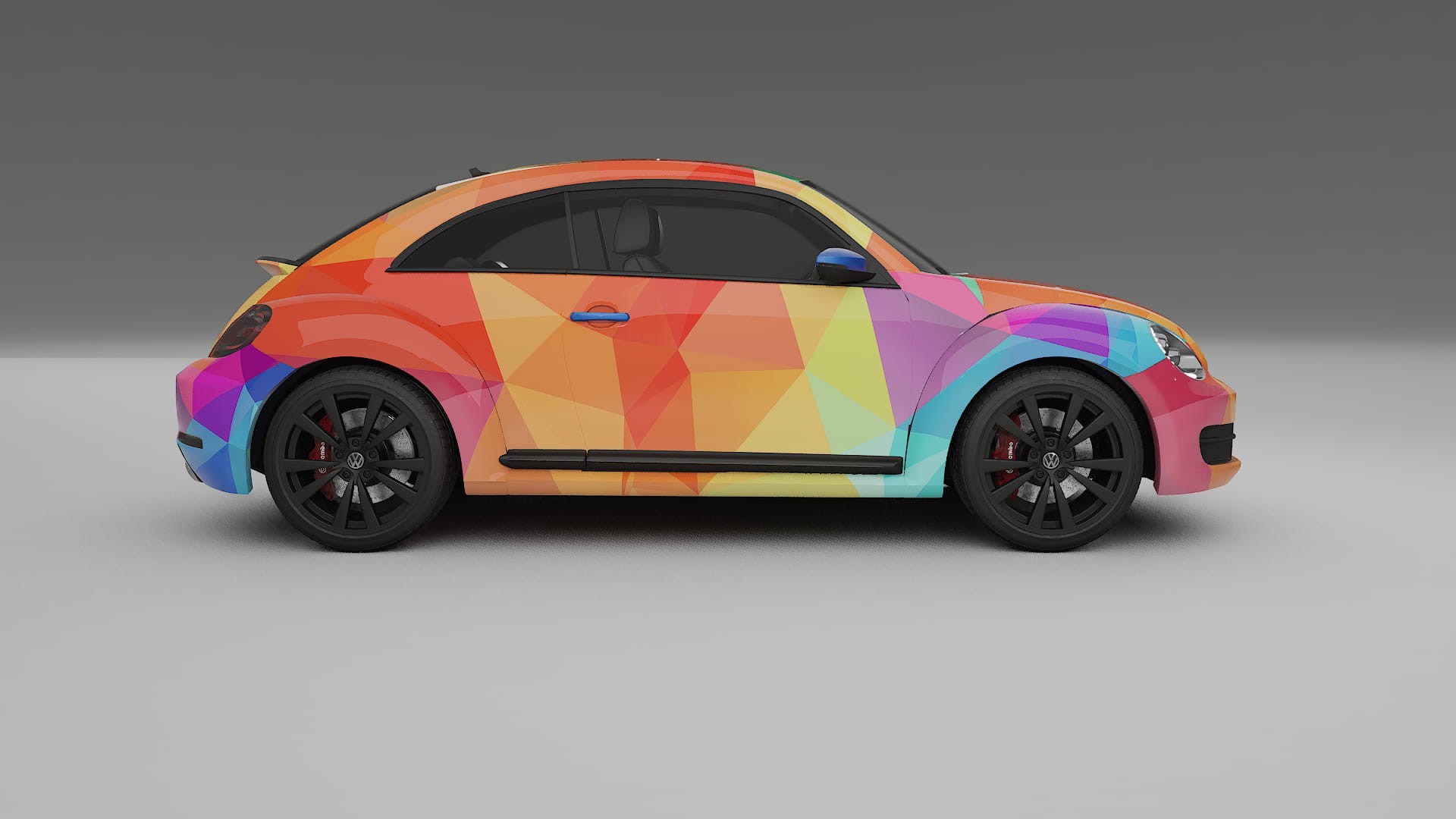 VW Beetle A5 prefacelift pre-LCI VECTOR WIBE Designed Wrap PPF Kit – Printable Polyurethane Film