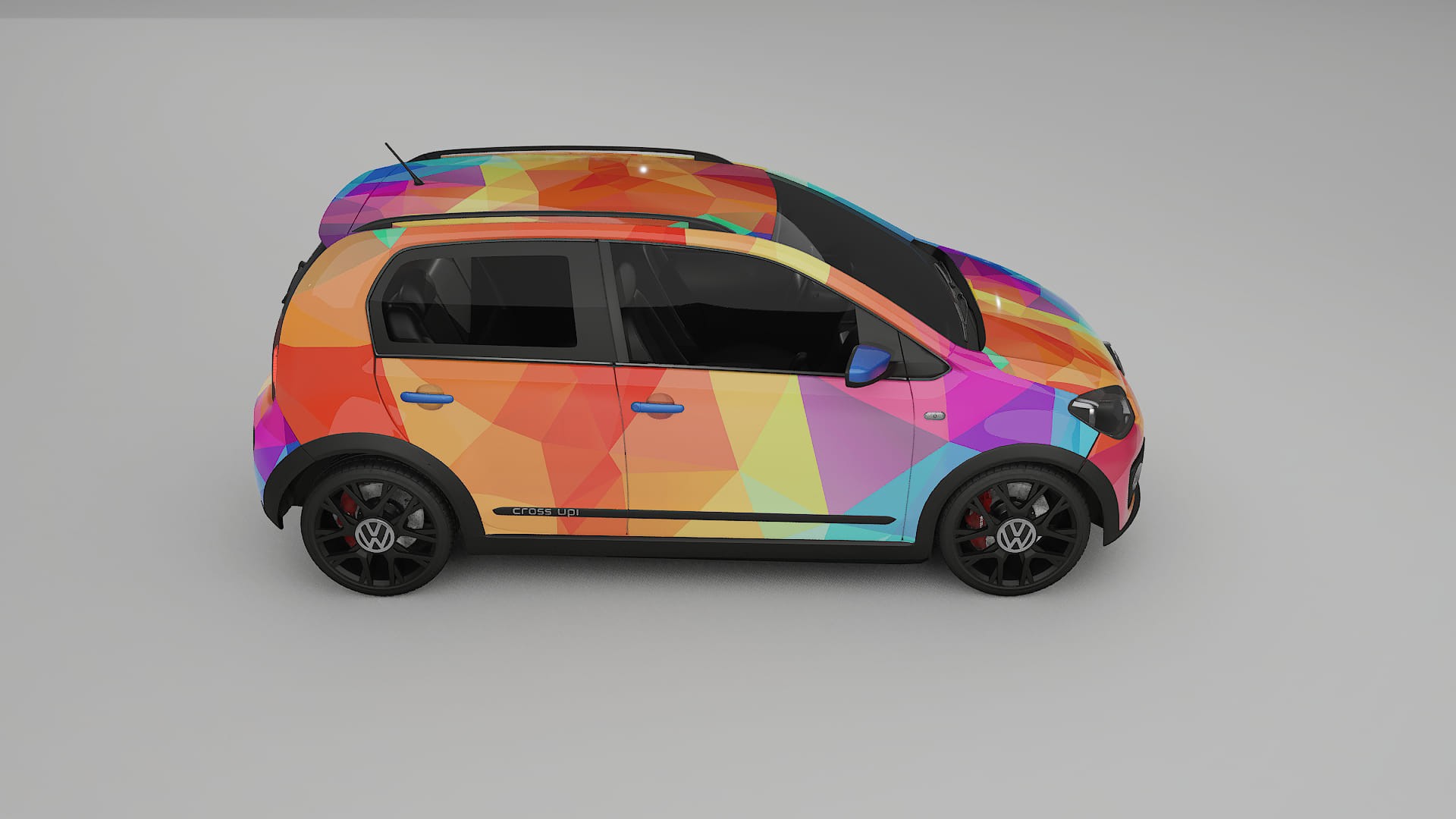 VW Cross Up VECTOR WIBE Designed Wrap PPF Kit – Printable Polyurethane Film