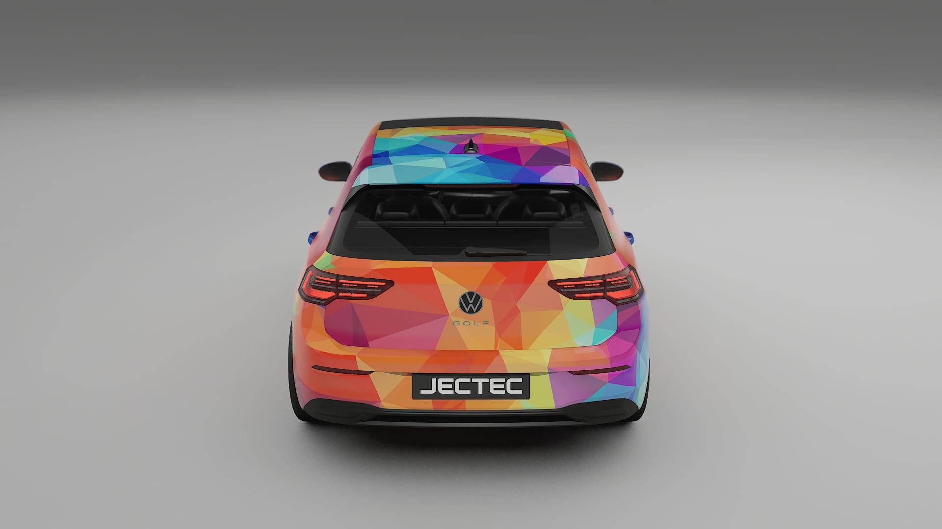 VW Golf Mk8 VECTOR WIBE Designed Wrap PPF Kit – Printable Polyurethane Film