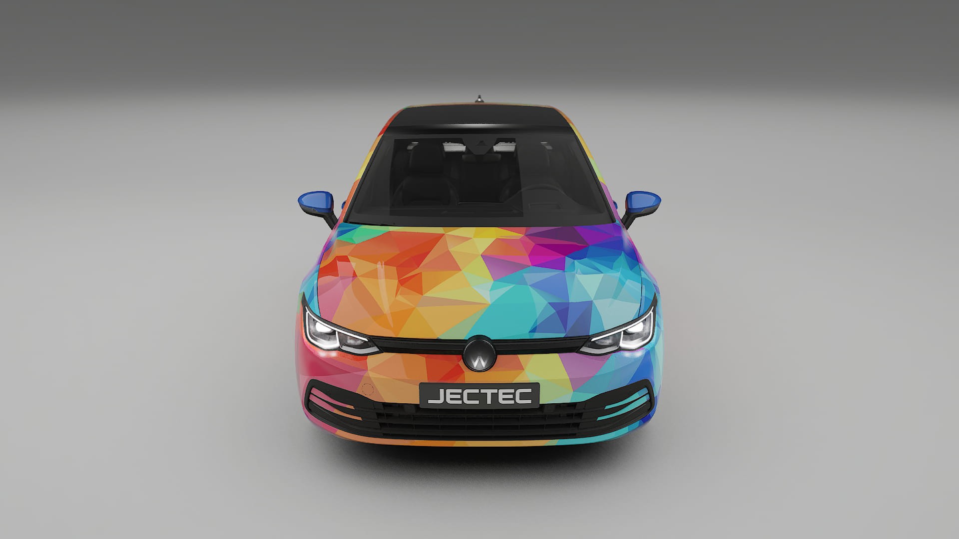 VW Golf Mk8 VECTOR WIBE Designed Wrap PPF Kit – Printable Polyurethane Film