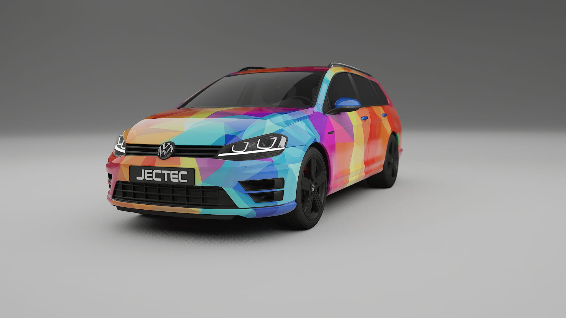VW Golf Variant Mk7 VECTOR WIBE Designed Wrap PPF Kit – Printable Polyurethane Film