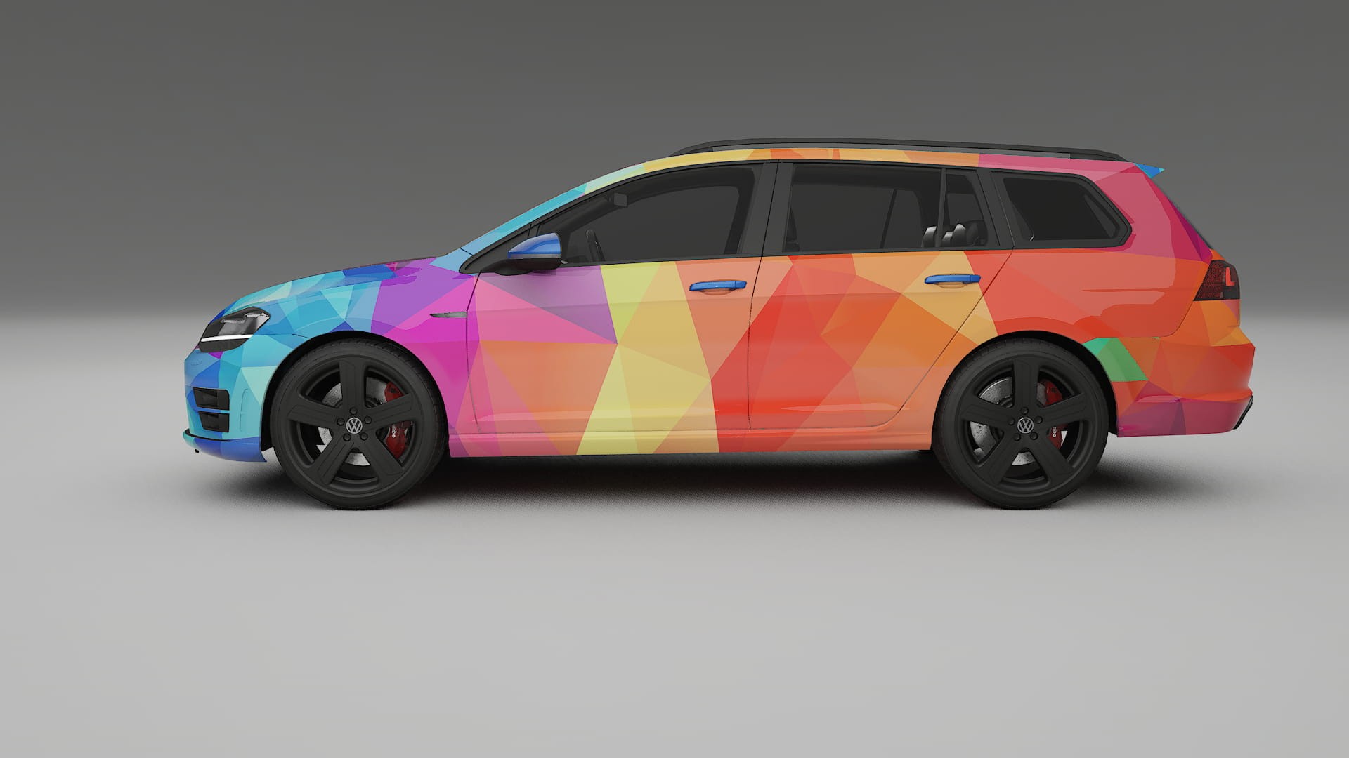 VW Golf Variant Mk7 VECTOR WIBE Designed Wrap PPF Kit – Printable Polyurethane Film