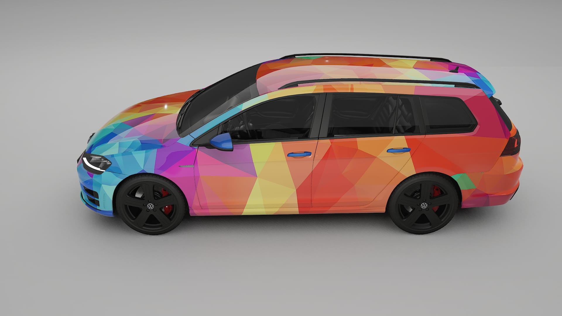 VW Golf Variant Mk7 VECTOR WIBE Designed Wrap PPF Kit – Printable Polyurethane Film