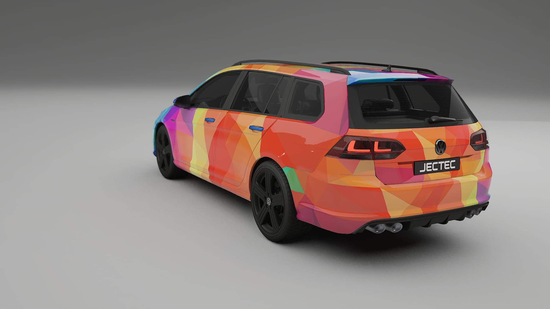 VW Golf Variant Mk7 VECTOR WIBE Designed Wrap PPF Kit – Printable Polyurethane Film