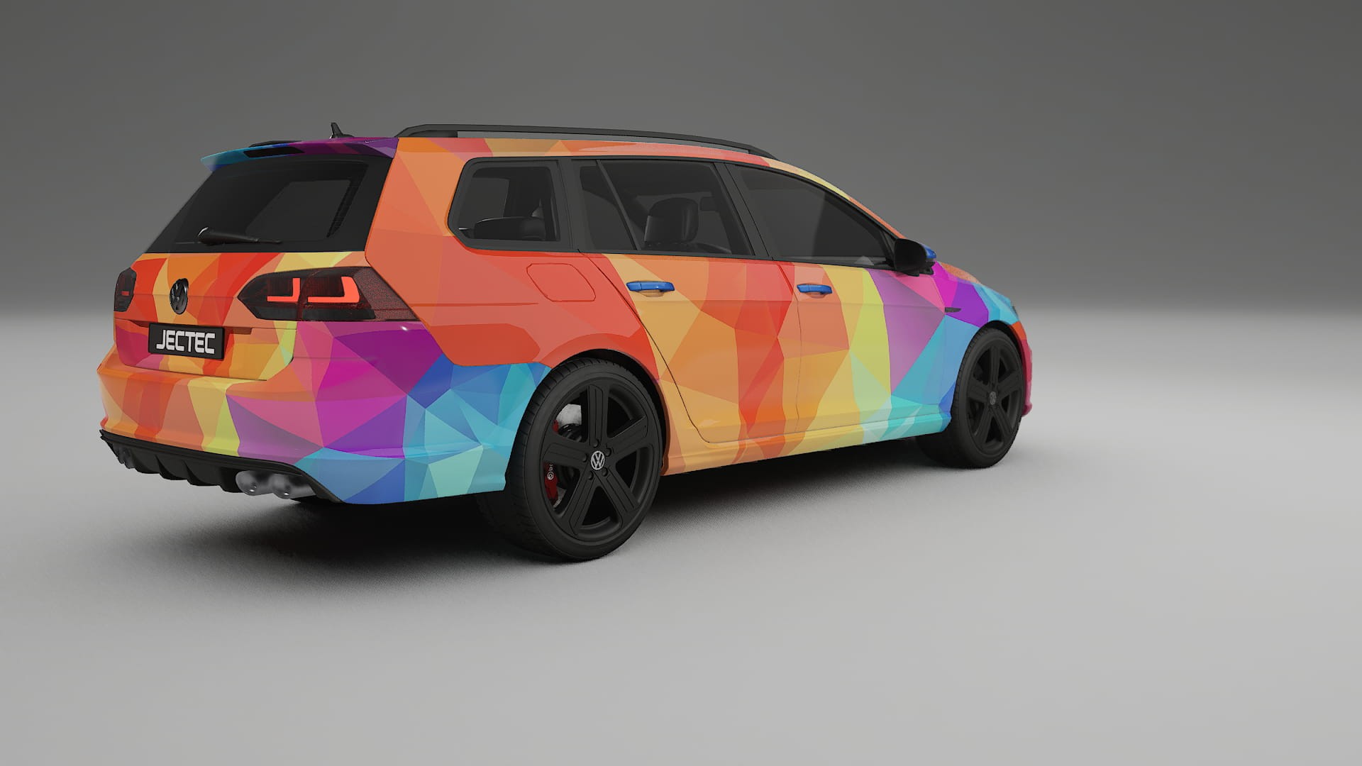 VW Golf Variant Mk7 VECTOR WIBE Designed Wrap PPF Kit – Printable Polyurethane Film