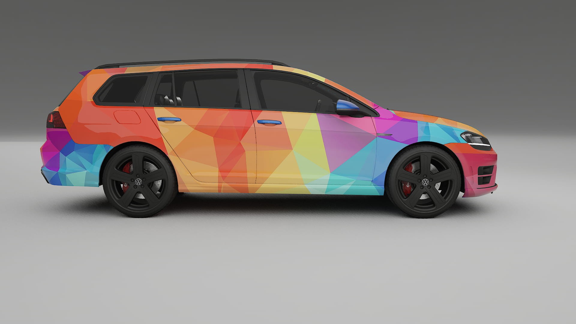 VW Golf Variant Mk7 VECTOR WIBE Designed Wrap PPF Kit – Printable Polyurethane Film