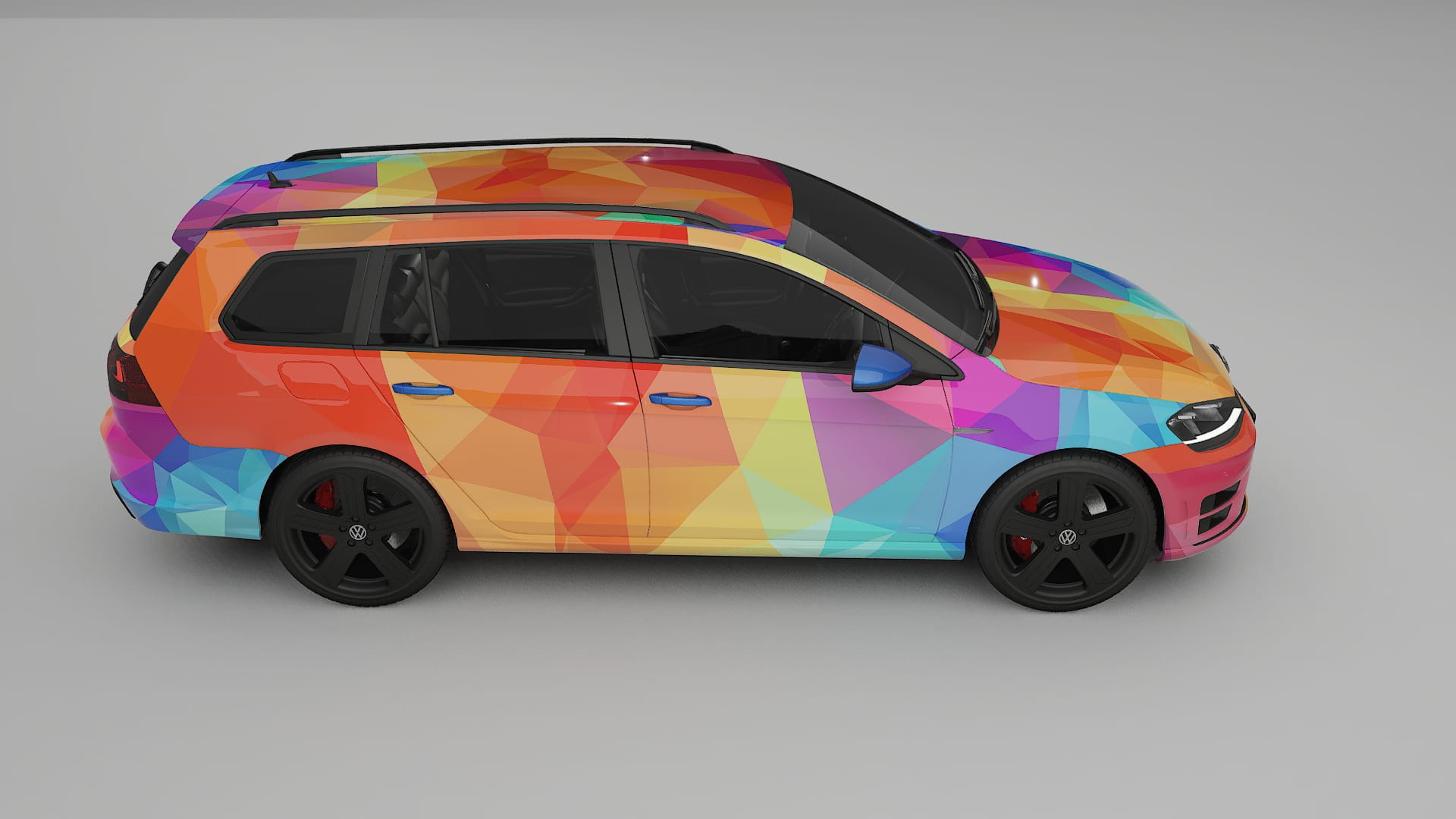 VW Golf Variant Mk7 VECTOR WIBE Designed Wrap PPF Kit – Printable Polyurethane Film