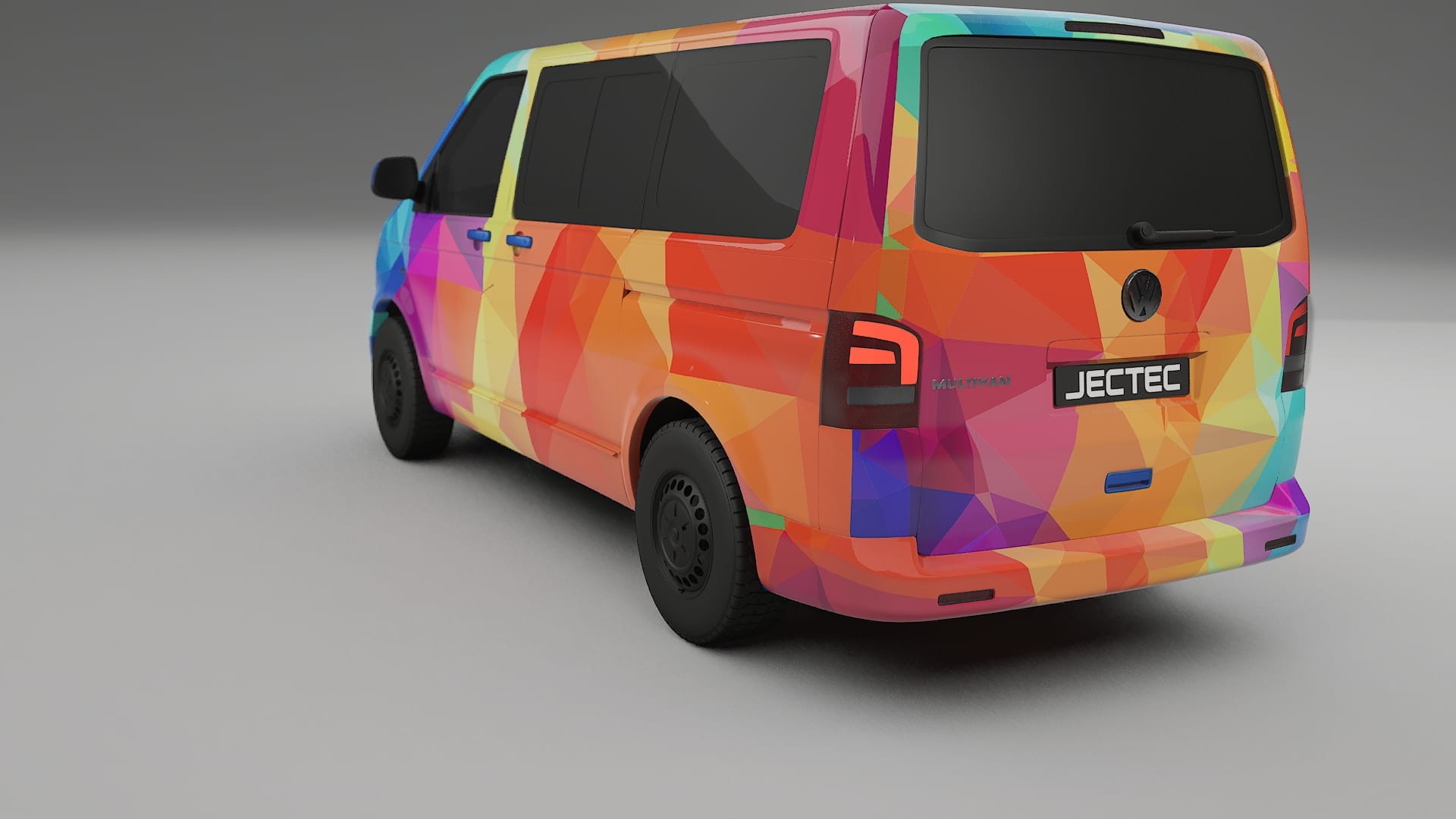 VW Transporter T5 Caravelle VECTOR WIBE Designed Wrap PPF Kit – Printable Polyurethane Film