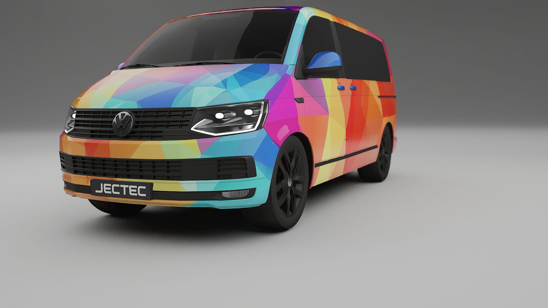 VW Transporter T6 Multivan VECTOR WIBE Designed Wrap PPF Kit – Printable Polyurethane Film