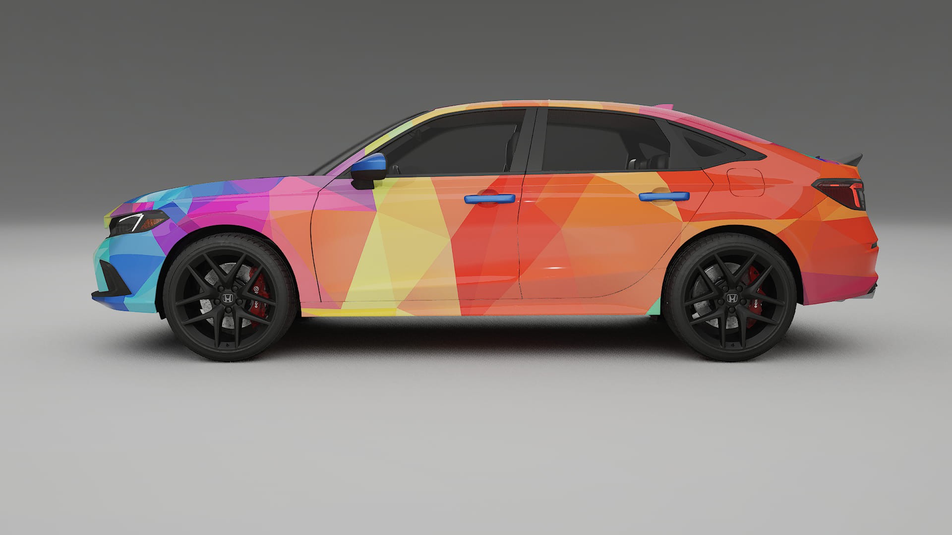 Honda Civic Si VECTOR WIBE Designed Wrap PPF Kit – Printable Polyurethane Film