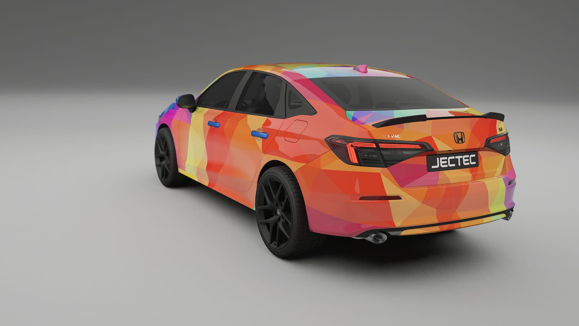 Honda Civic Si VECTOR WIBE Designed Wrap PPF Kit – Printable Polyurethane Film