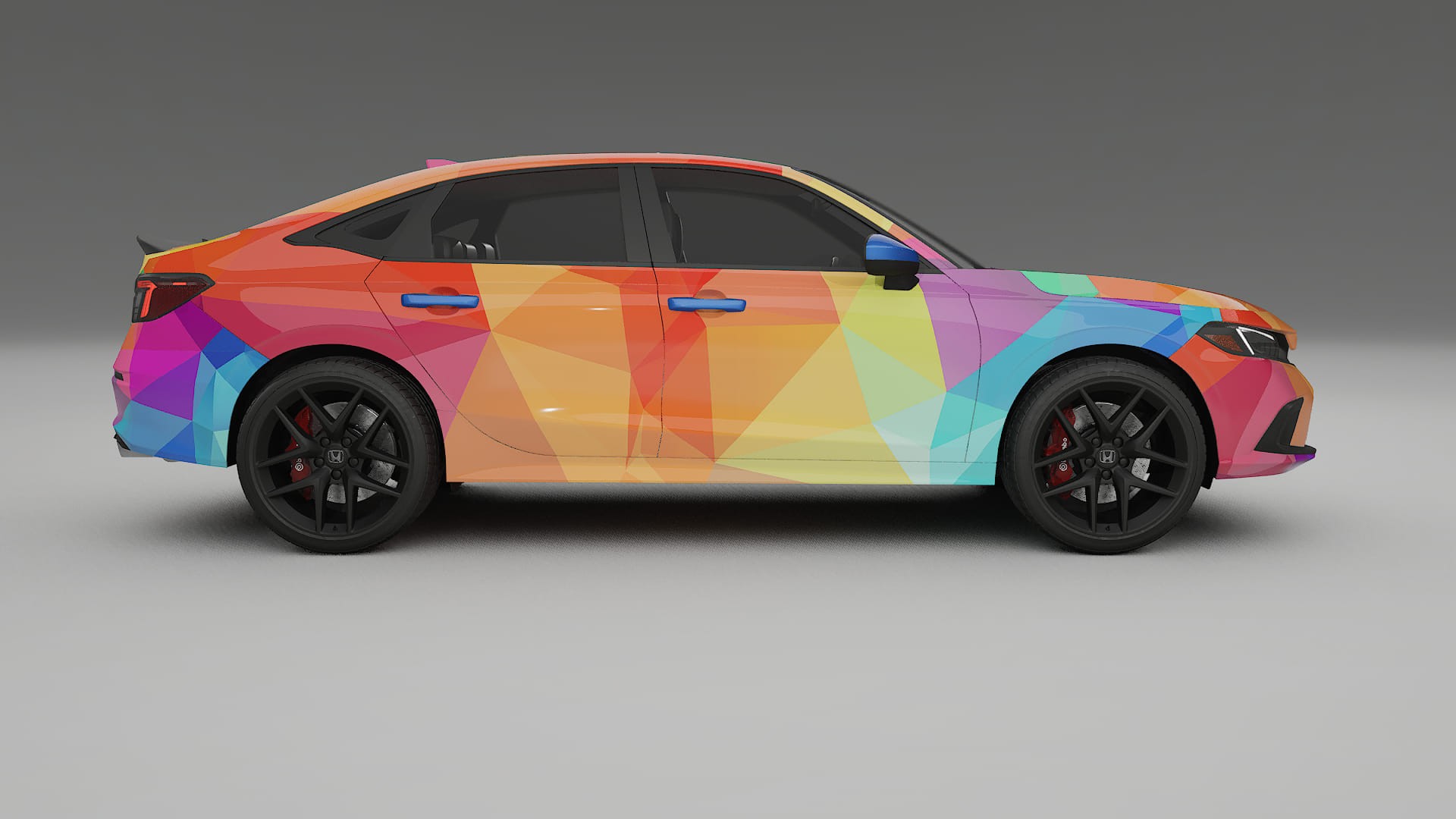 Honda Civic Si VECTOR WIBE Designed Wrap PPF Kit – Printable Polyurethane Film